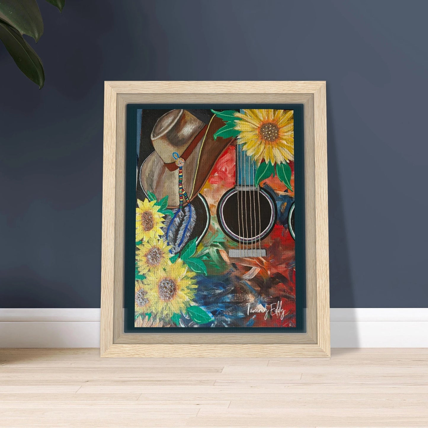 "Country Melody" Framed Canvas Print - T.Eddy’s Art Studio