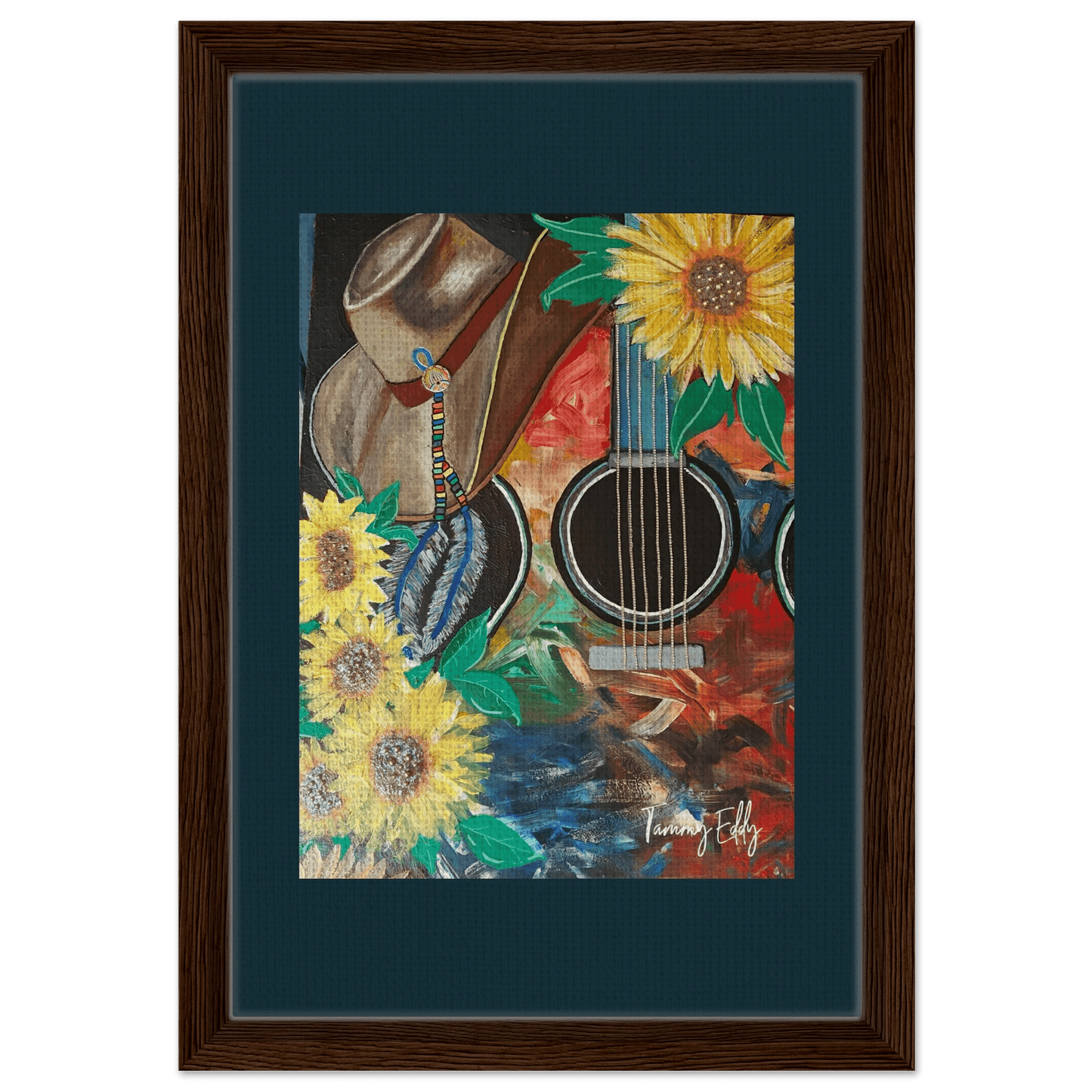 "Country Melody" Framed Canvas Print - T.Eddy’s Art Studio