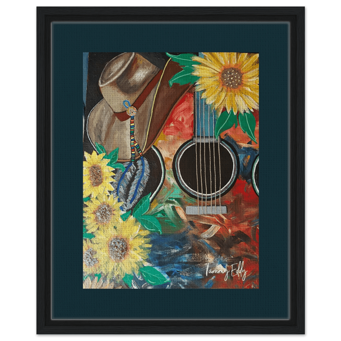 "Country Melody" Framed Canvas Print - T.Eddy’s Art Studio