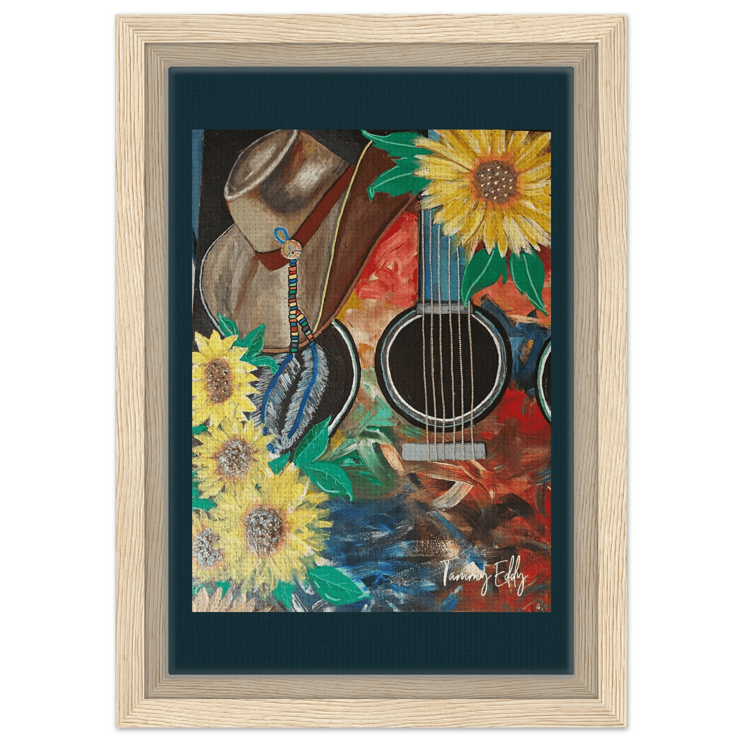 "Country Melody" Framed Canvas Print - T.Eddy’s Art Studio