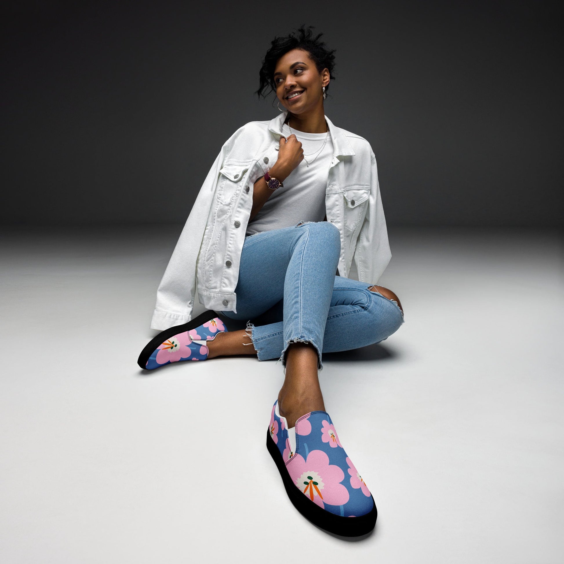 Effortless Style, Tammy's Touch: Floral Slip - Ons! - T.Eddy’s Art Studio