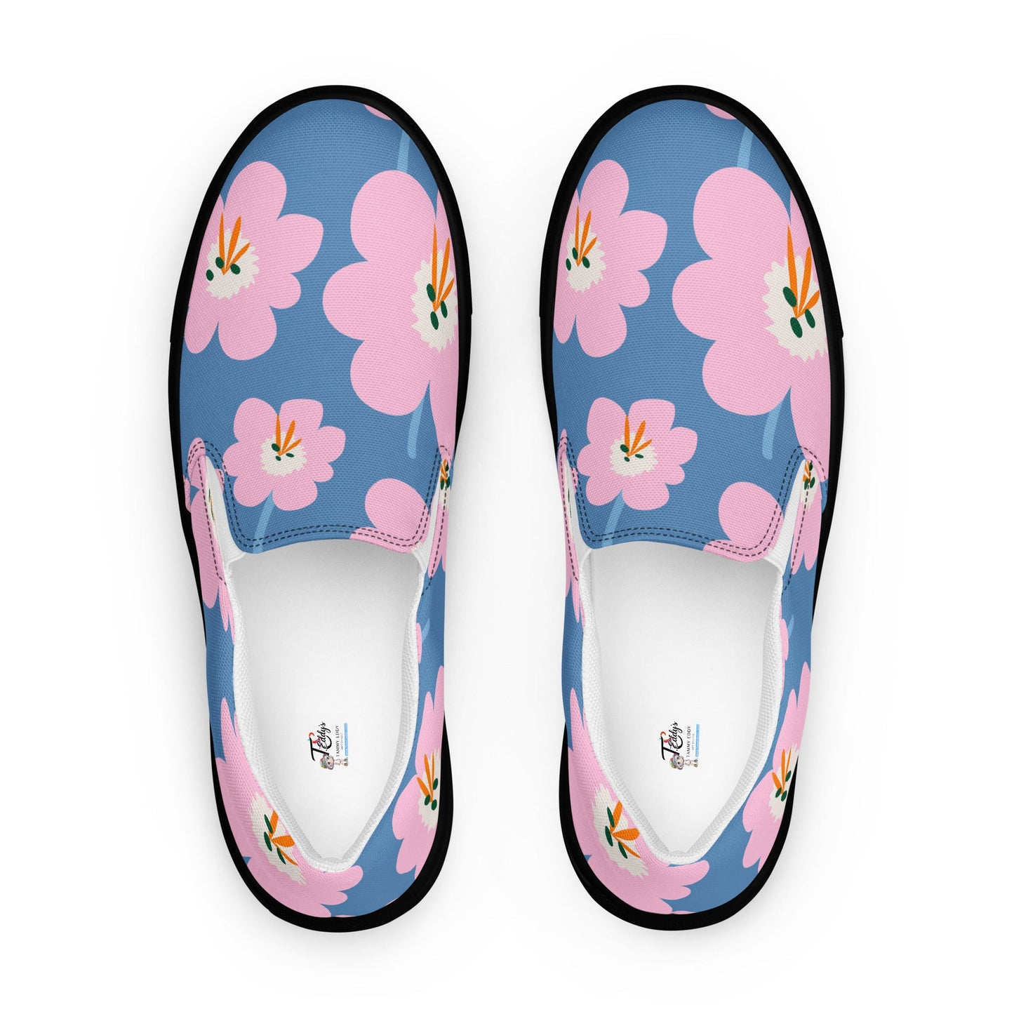 Effortless Style, Tammy's Touch: Floral Slip - Ons! - T.Eddy’s Art Studio