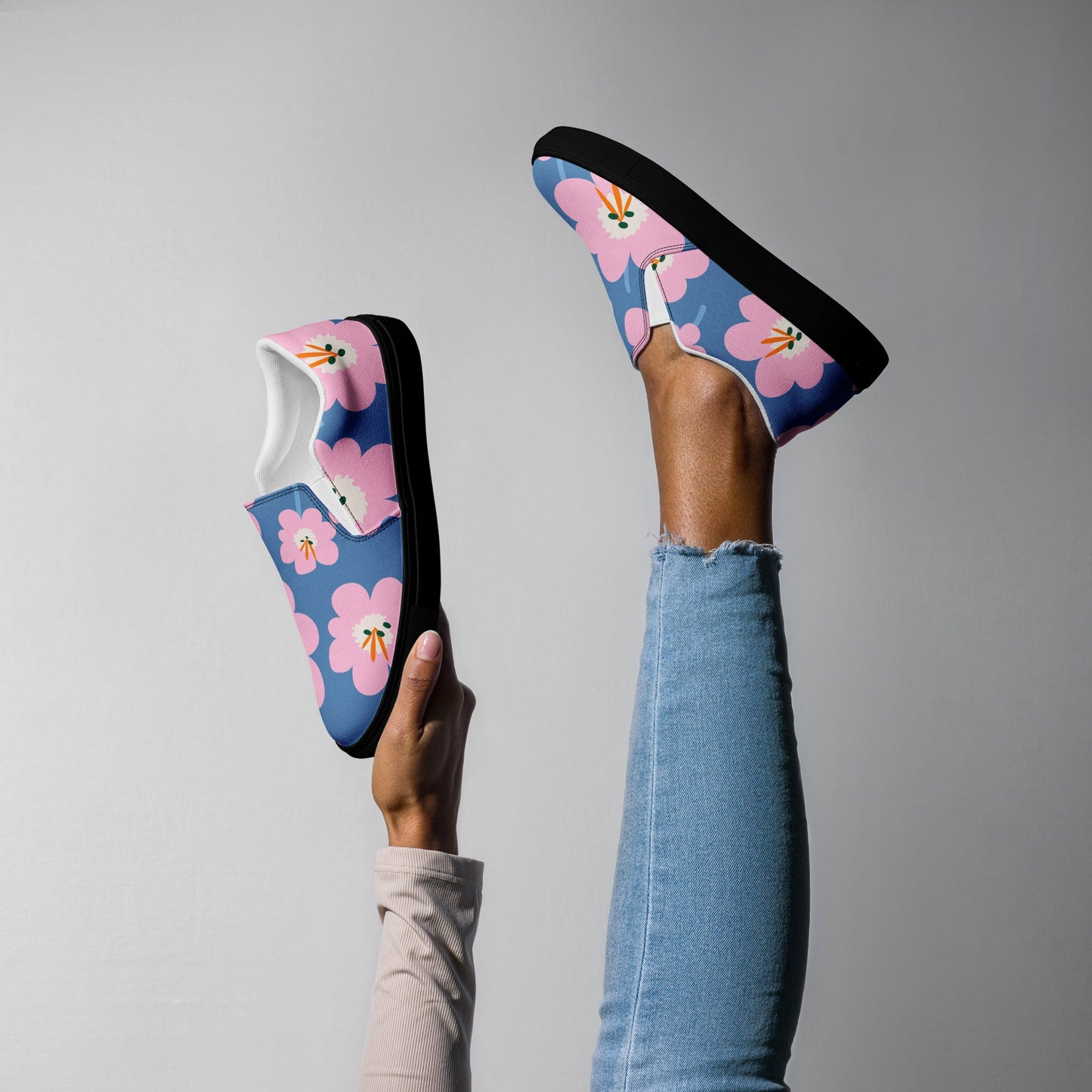Effortless Style, Tammy's Touch: Floral Slip - Ons! - T.Eddy’s Art Studio