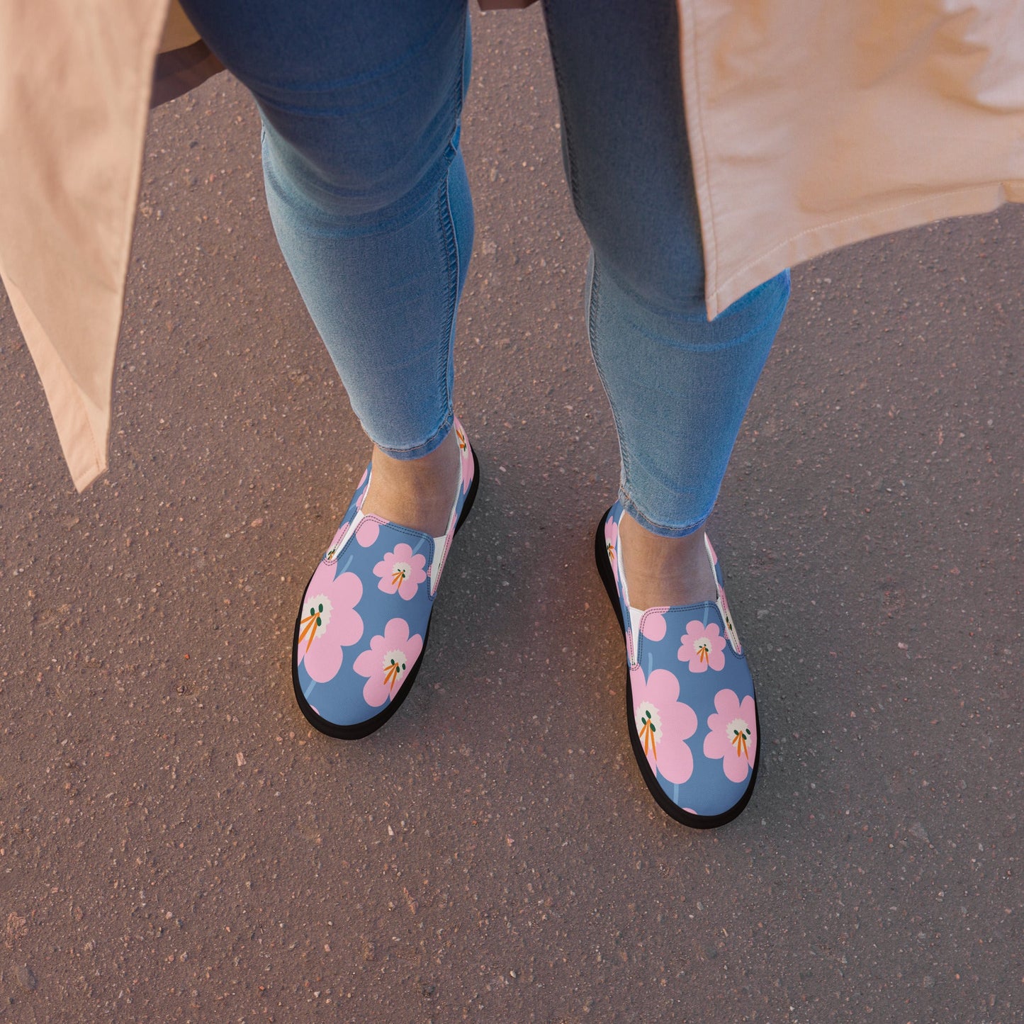 Effortless Style, Tammy's Touch: Floral Slip - Ons! - T.Eddy’s Art Studio