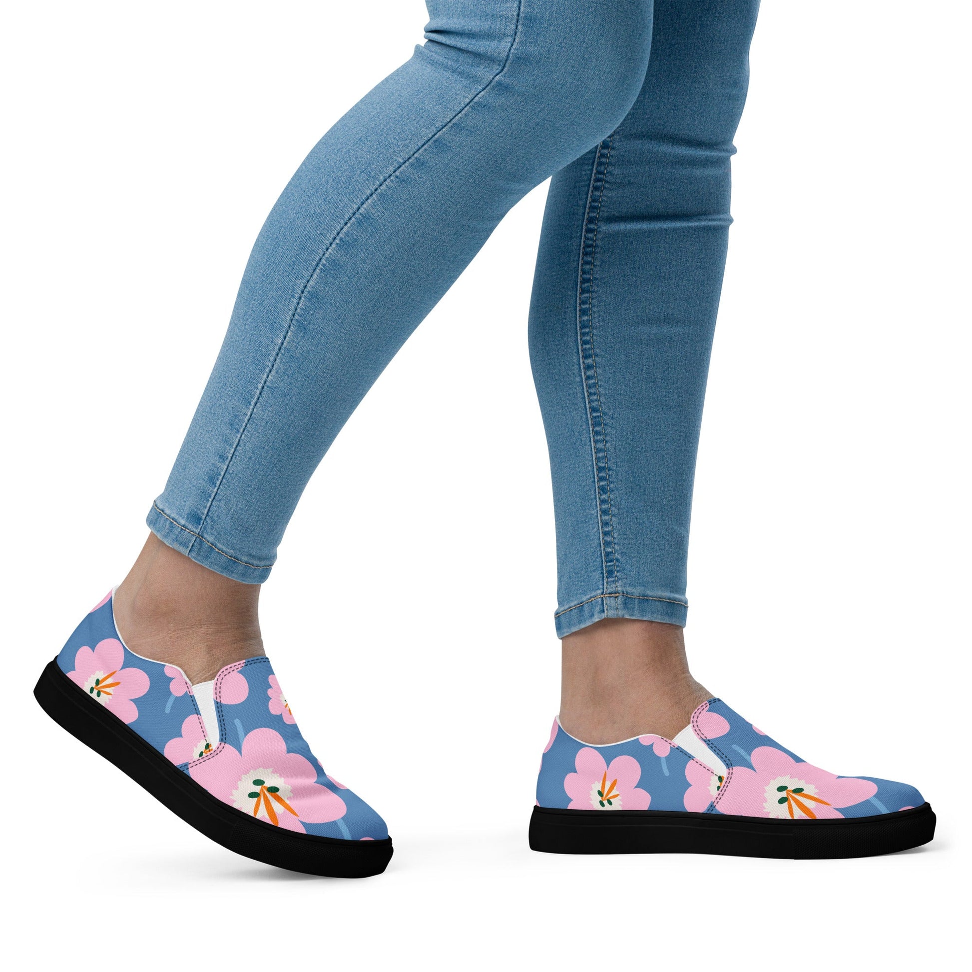 Effortless Style, Tammy's Touch: Floral Slip - Ons! - T.Eddy’s Art Studio