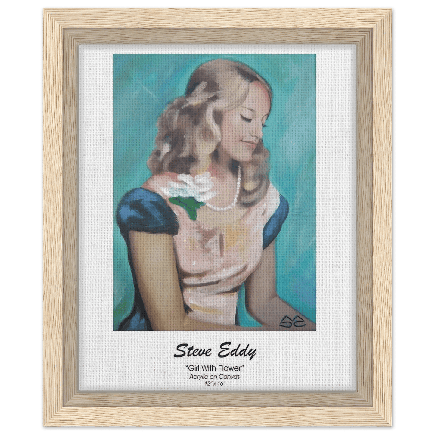 Framed Canvas 20x25 cm / 8x10″ - T.Eddy’s Art Studio