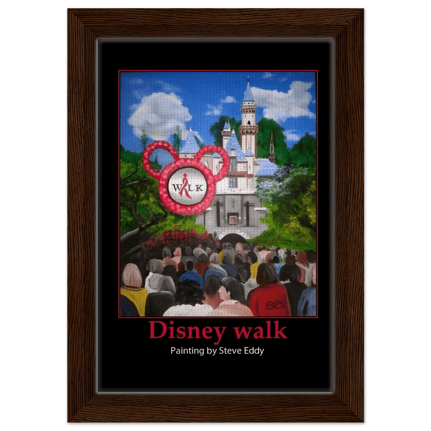 Framed Canvas 20x25 cm / 8x10″ - T.Eddy’s Art Studio