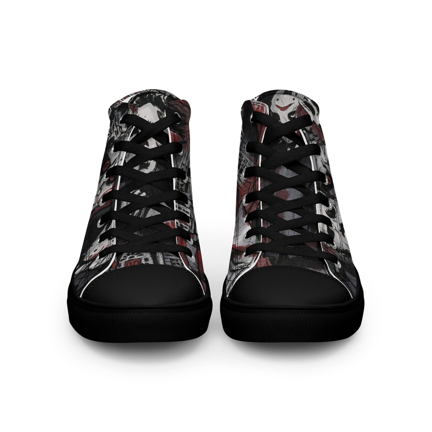 Halloween Horror Women’s high top canvas shoes - T.Eddy’s Art Studio