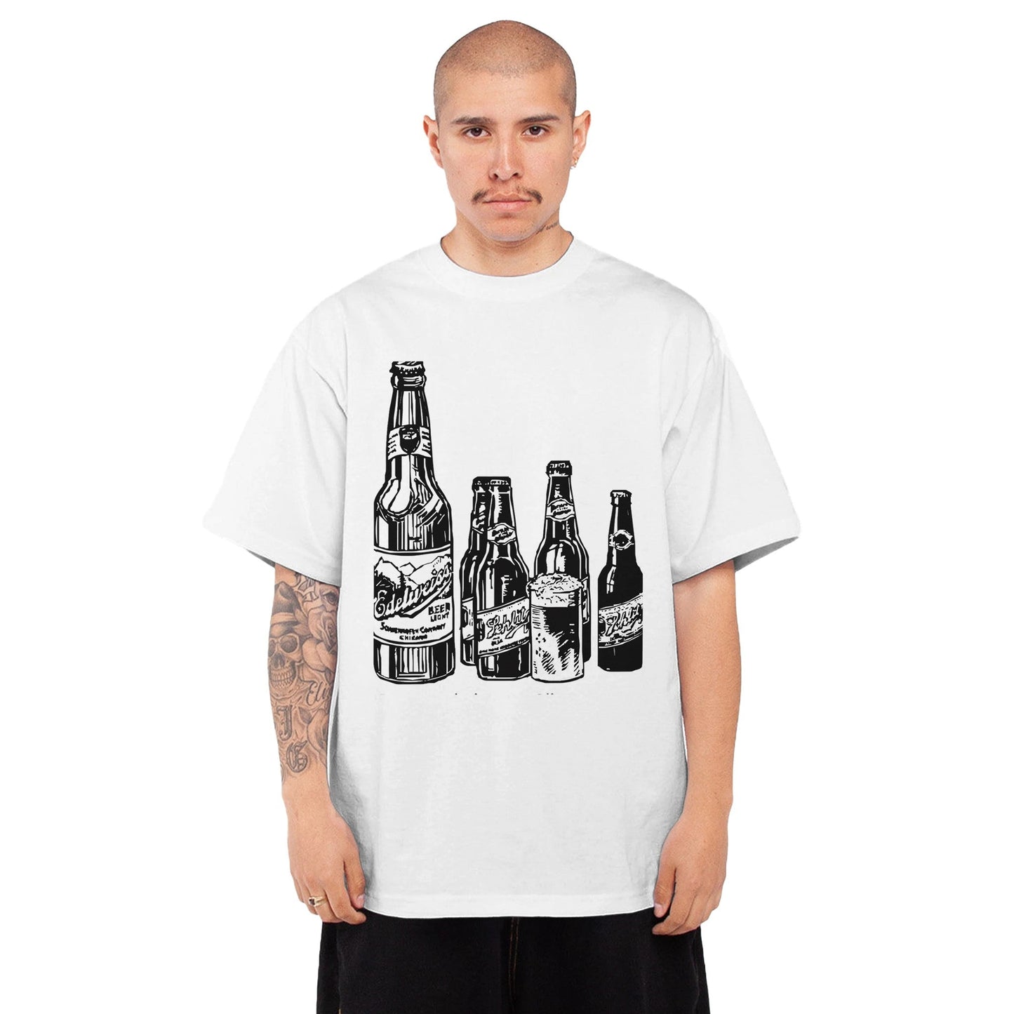 Heavyweight Unisex Crewneck T-shirt - T.Eddy’s Art Studio