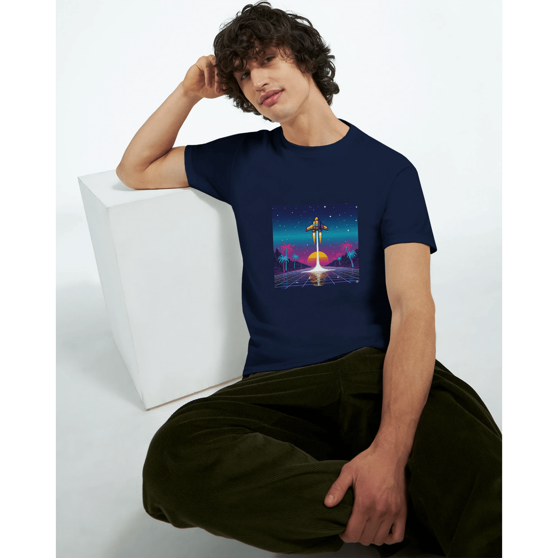 Heavyweight Unisex Crewneck T-shirt | Gildan® 5000 White - T.Eddy’s Art Studio