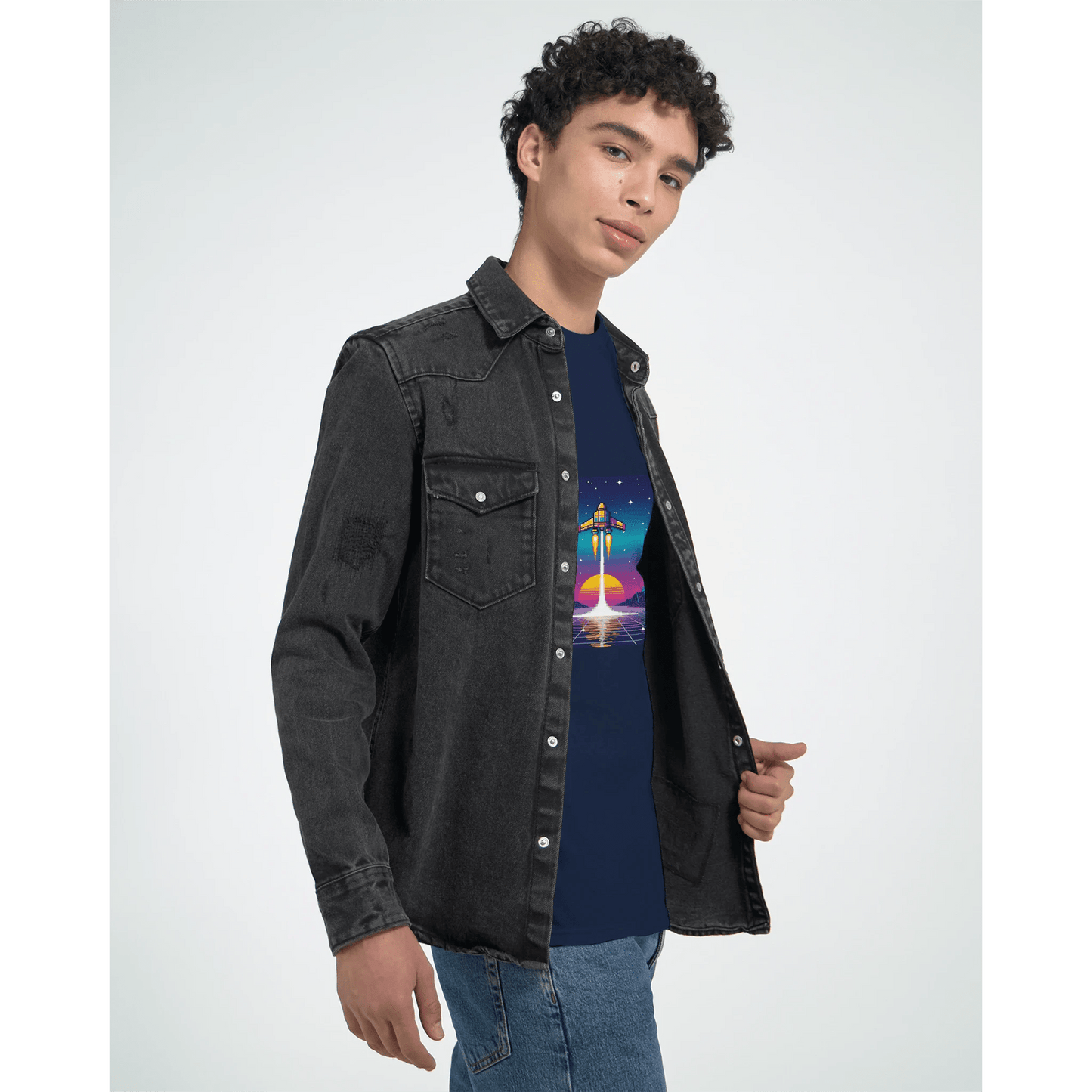 Heavyweight Unisex Crewneck T-shirt | Gildan® 5000 White - T.Eddy’s Art Studio