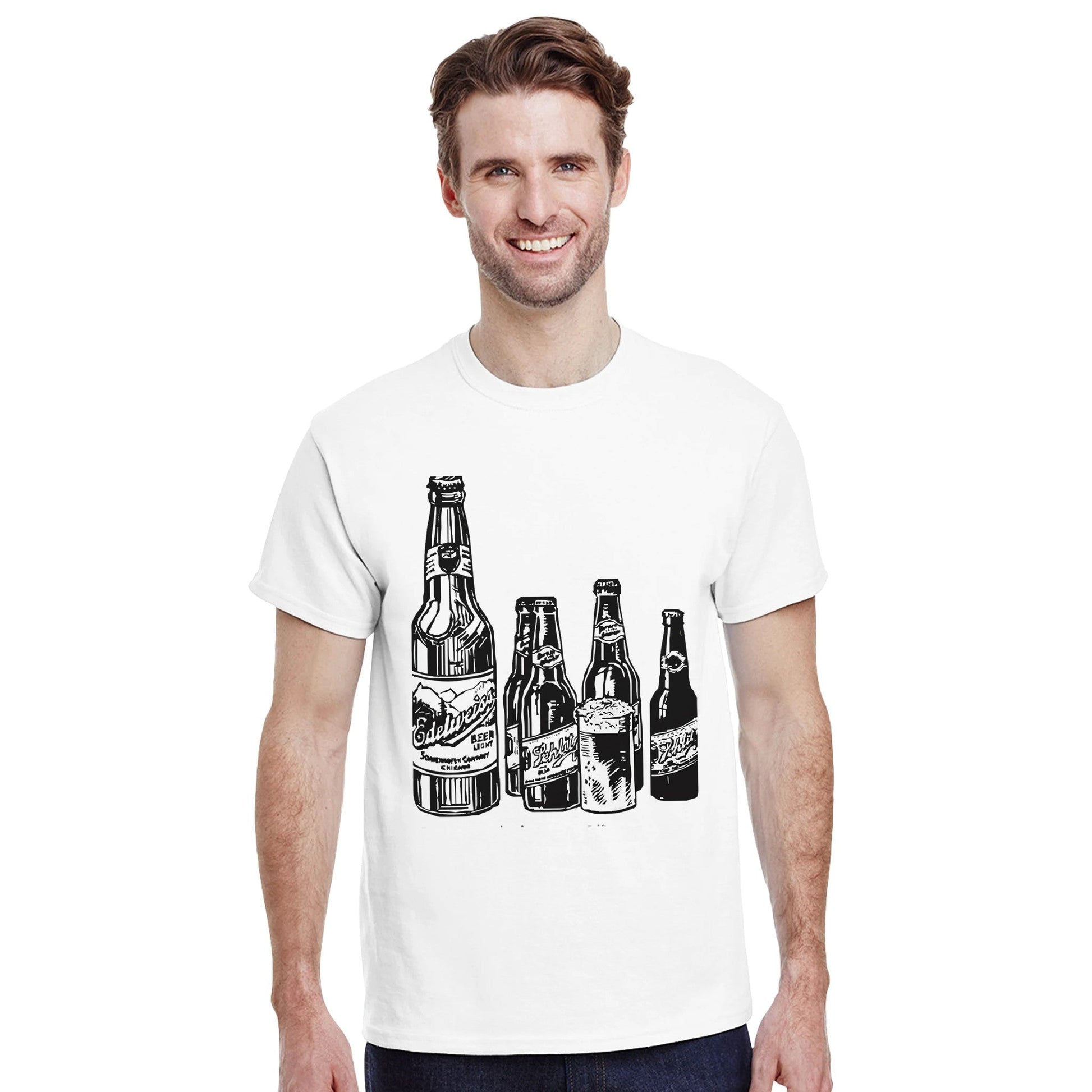 Heavyweight Unisex Crewneck T-shirt | Gildan® 5000 White - T.Eddy’s Art Studio