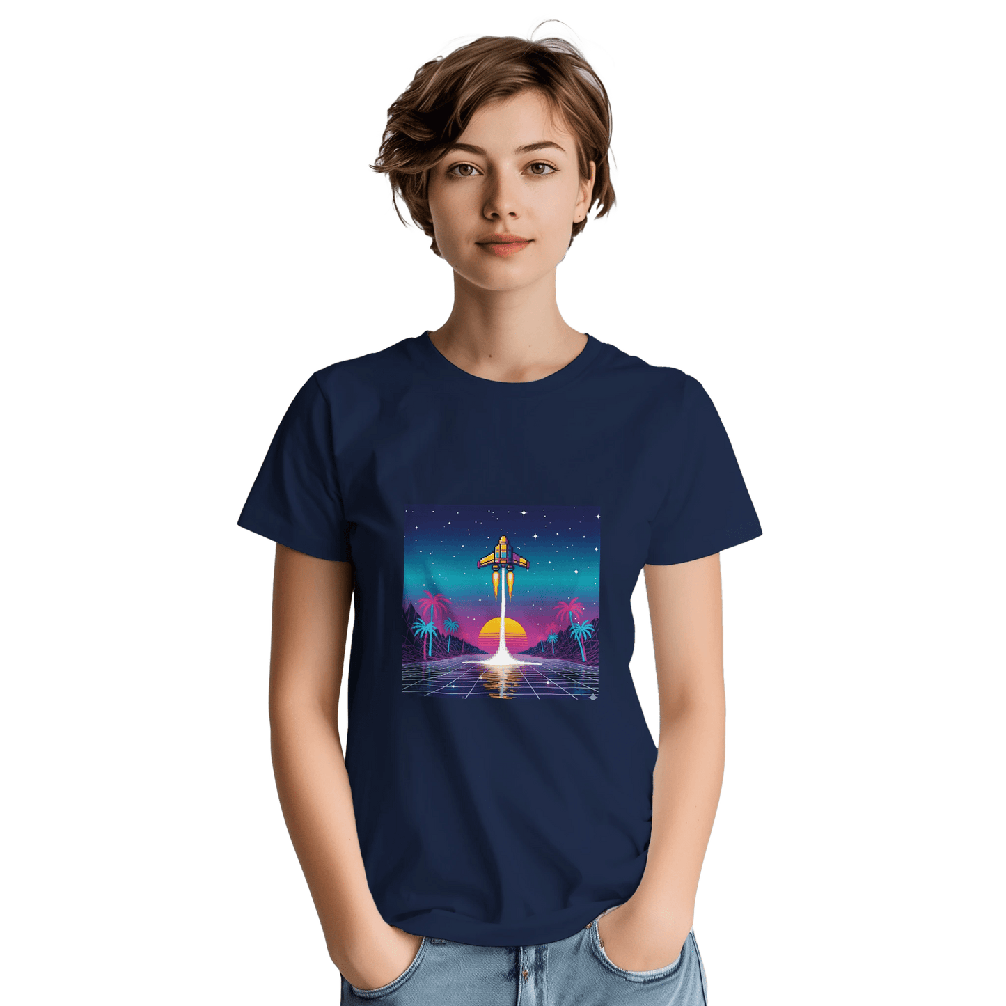 Heavyweight Unisex Crewneck T-shirt | Gildan® 5000 White - T.Eddy’s Art Studio