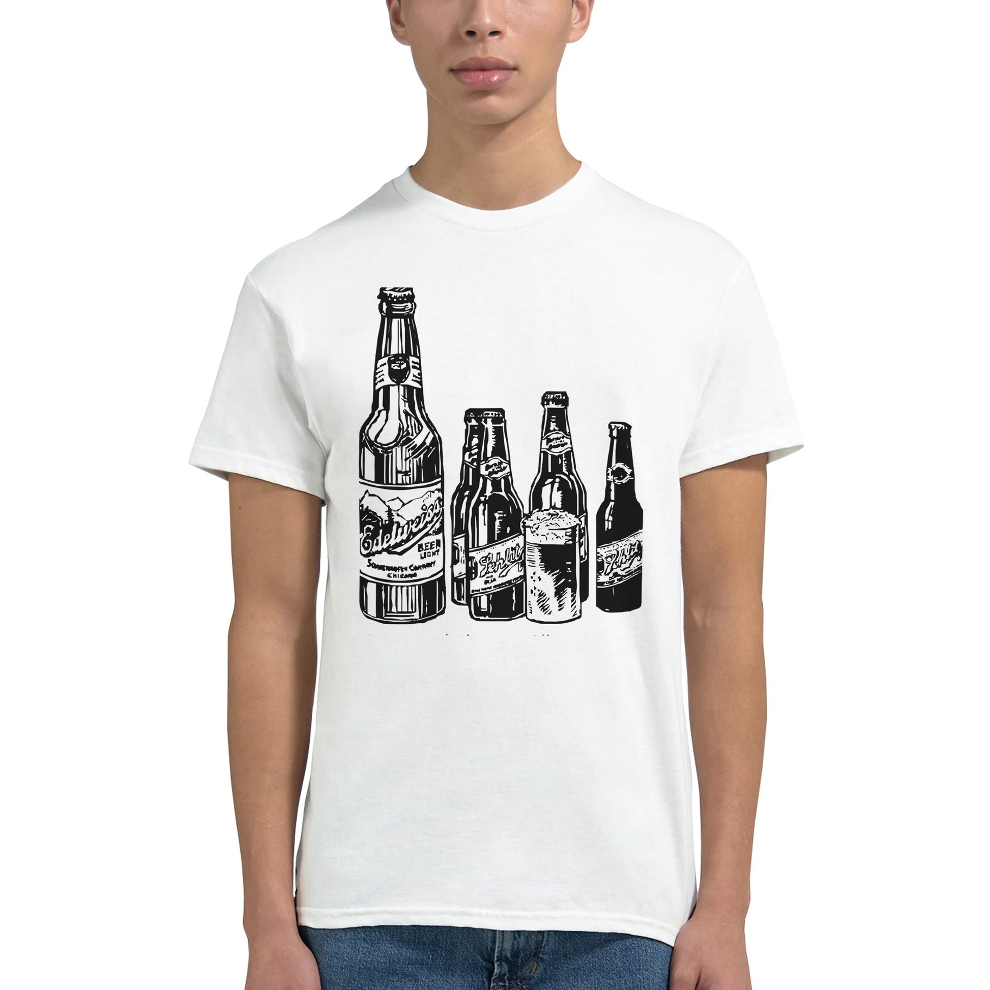 Heavyweight Unisex Crewneck T-shirt | Gildan® 5000 White - T.Eddy’s Art Studio