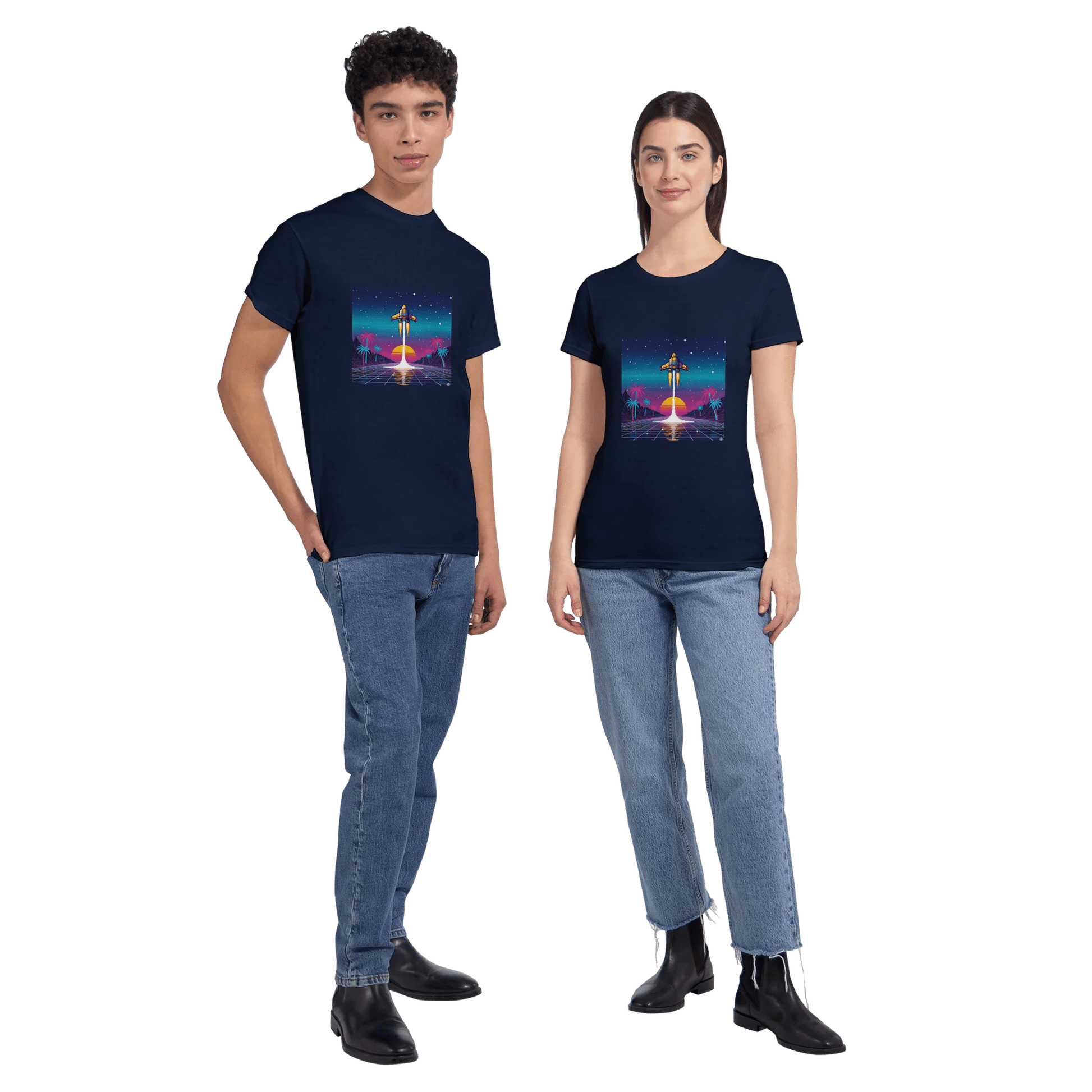 Heavyweight Unisex Crewneck T-shirt | Gildan® 5000 White - T.Eddy’s Art Studio