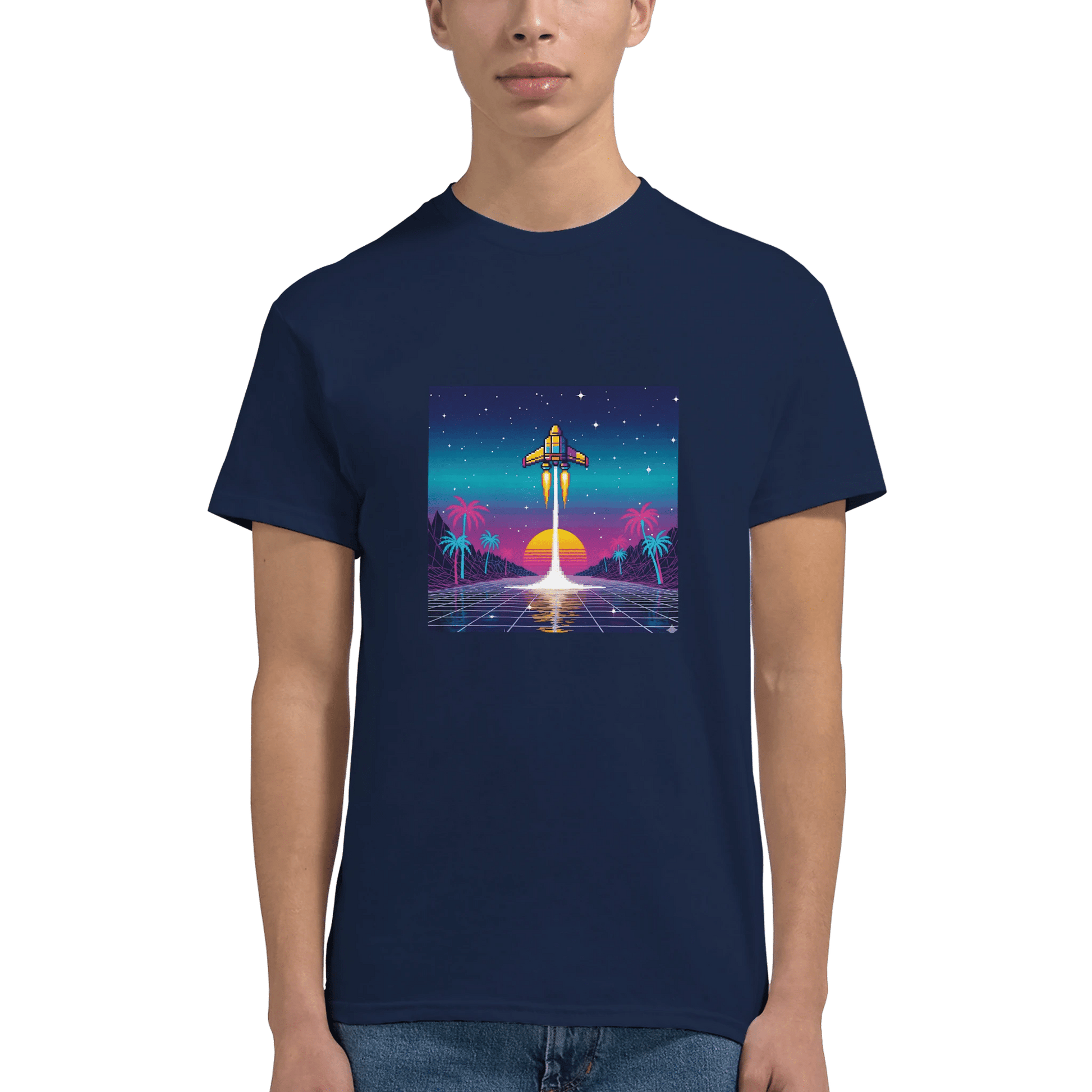 Heavyweight Unisex Crewneck T-shirt | Gildan® 5000 White - T.Eddy’s Art Studio