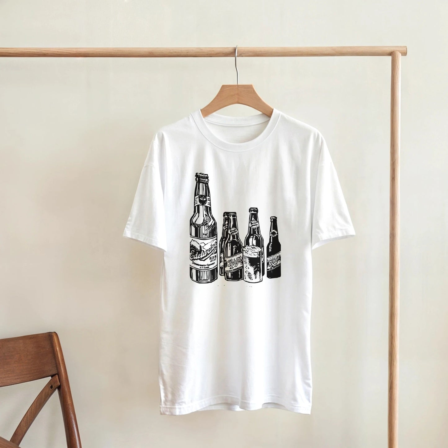 Heavyweight Unisex Crewneck T-shirt | Gildan® 5000 White - T.Eddy’s Art Studio