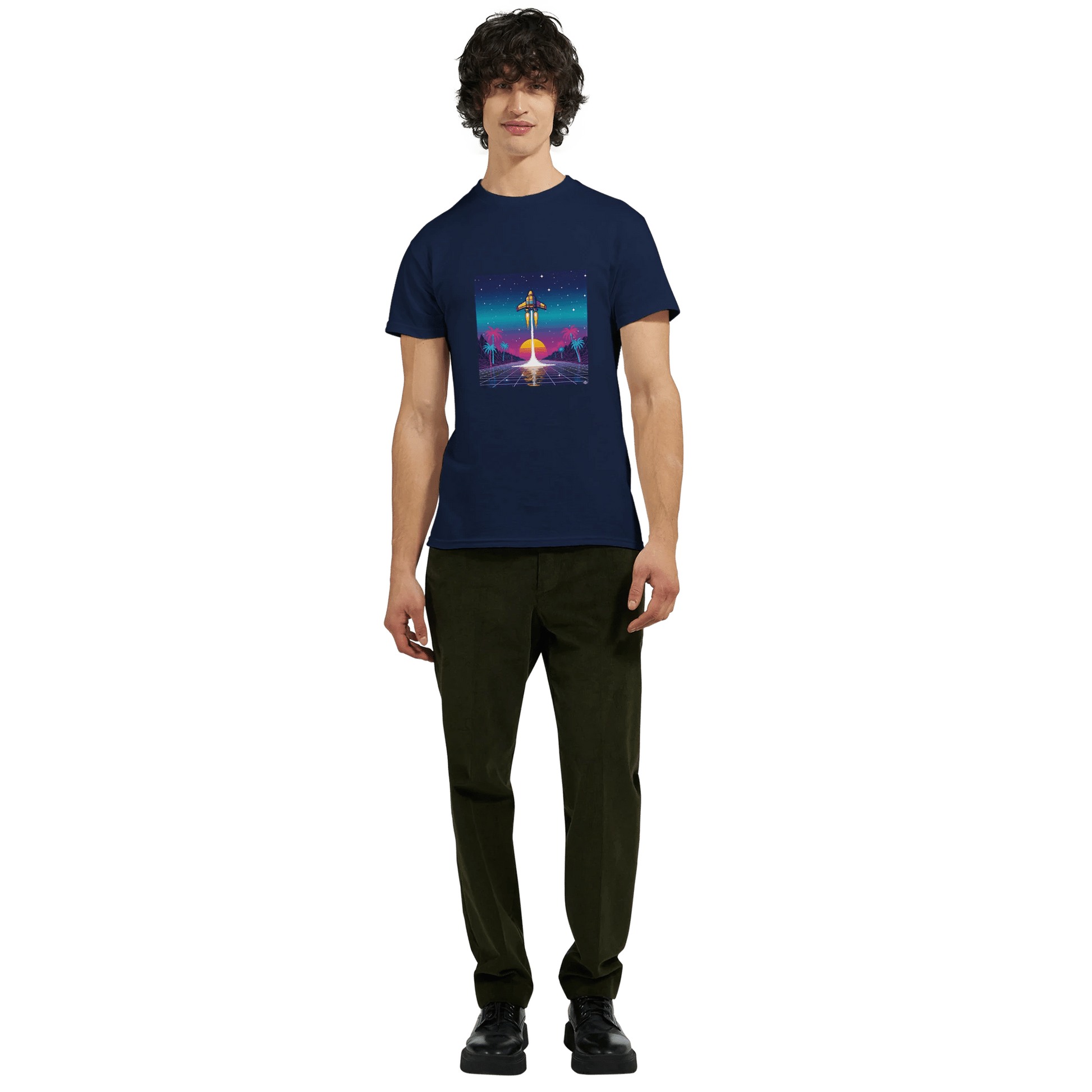 Heavyweight Unisex Crewneck T-shirt | Gildan® 5000 White - T.Eddy’s Art Studio