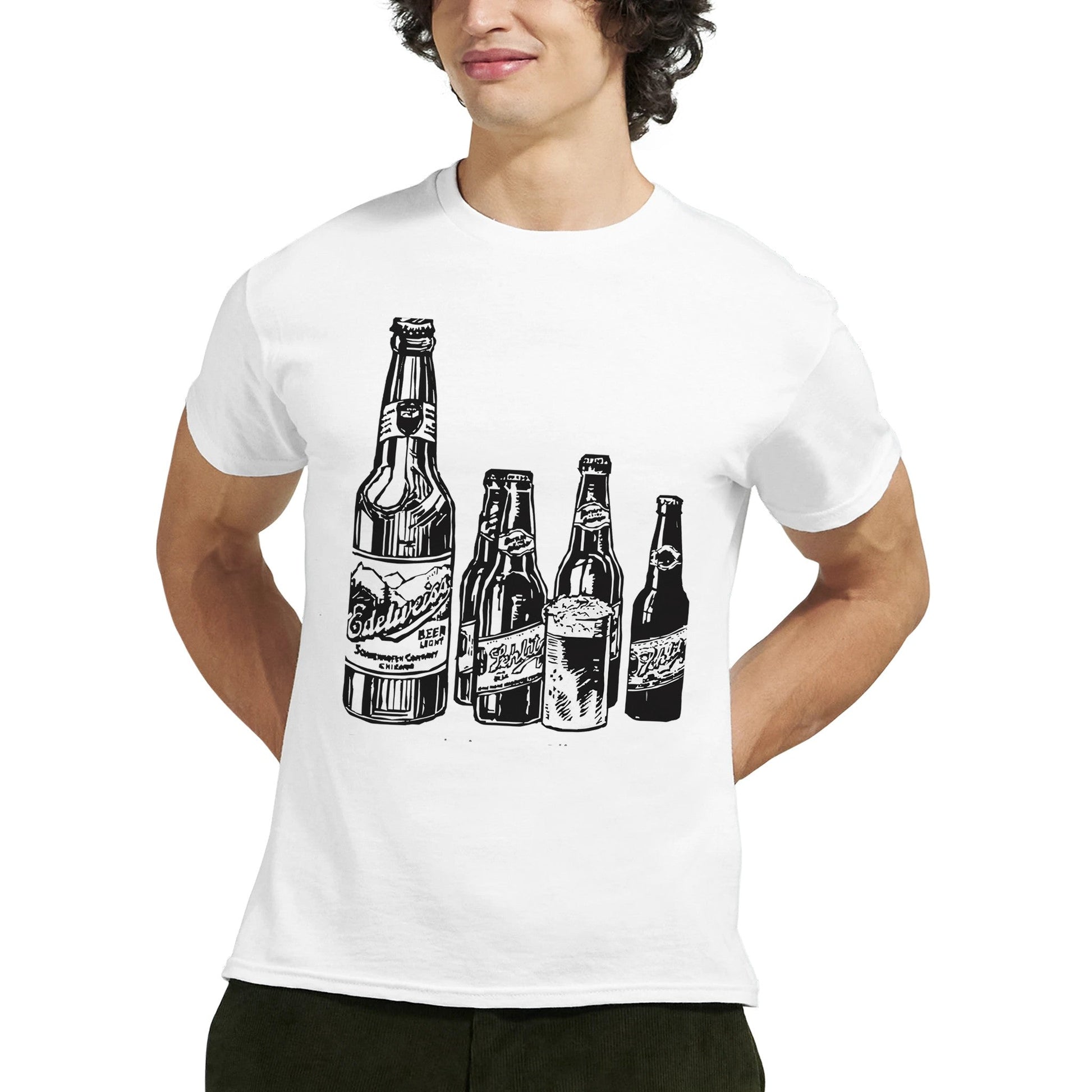 Heavyweight Unisex Crewneck T-shirt | Gildan® 5000 White - T.Eddy’s Art Studio