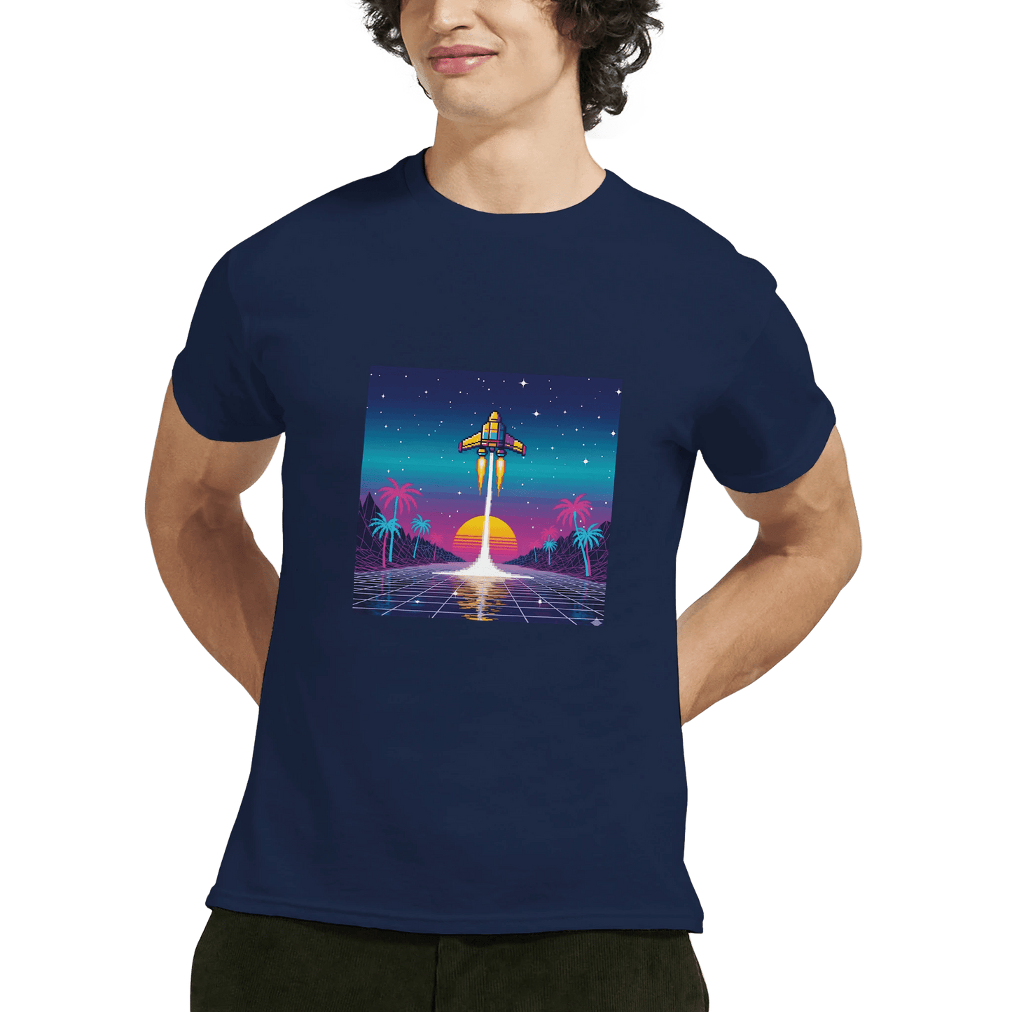 Heavyweight Unisex Crewneck T-shirt | Gildan® 5000 White - T.Eddy’s Art Studio