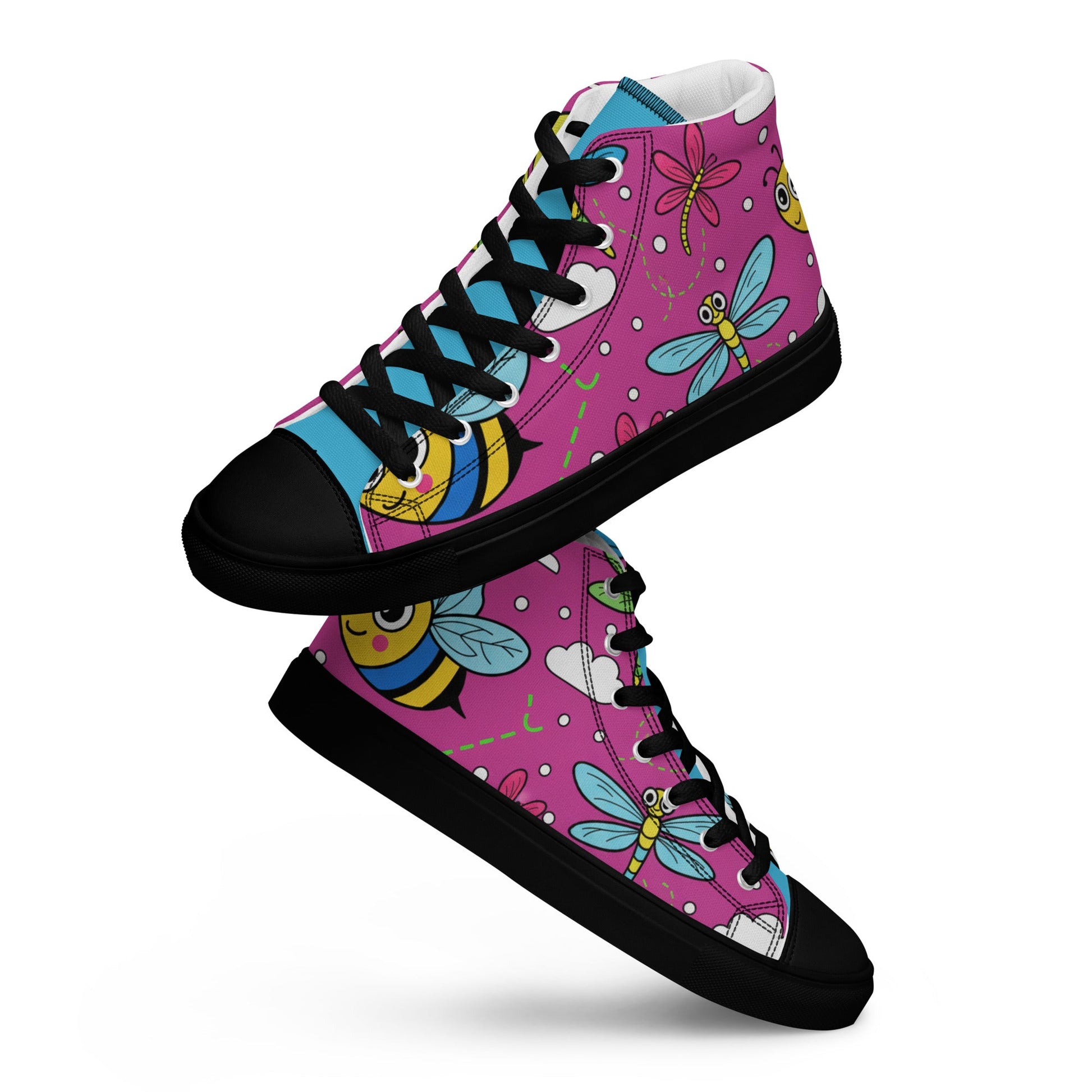High top canvas shoes - T.Eddy’s Art Studio