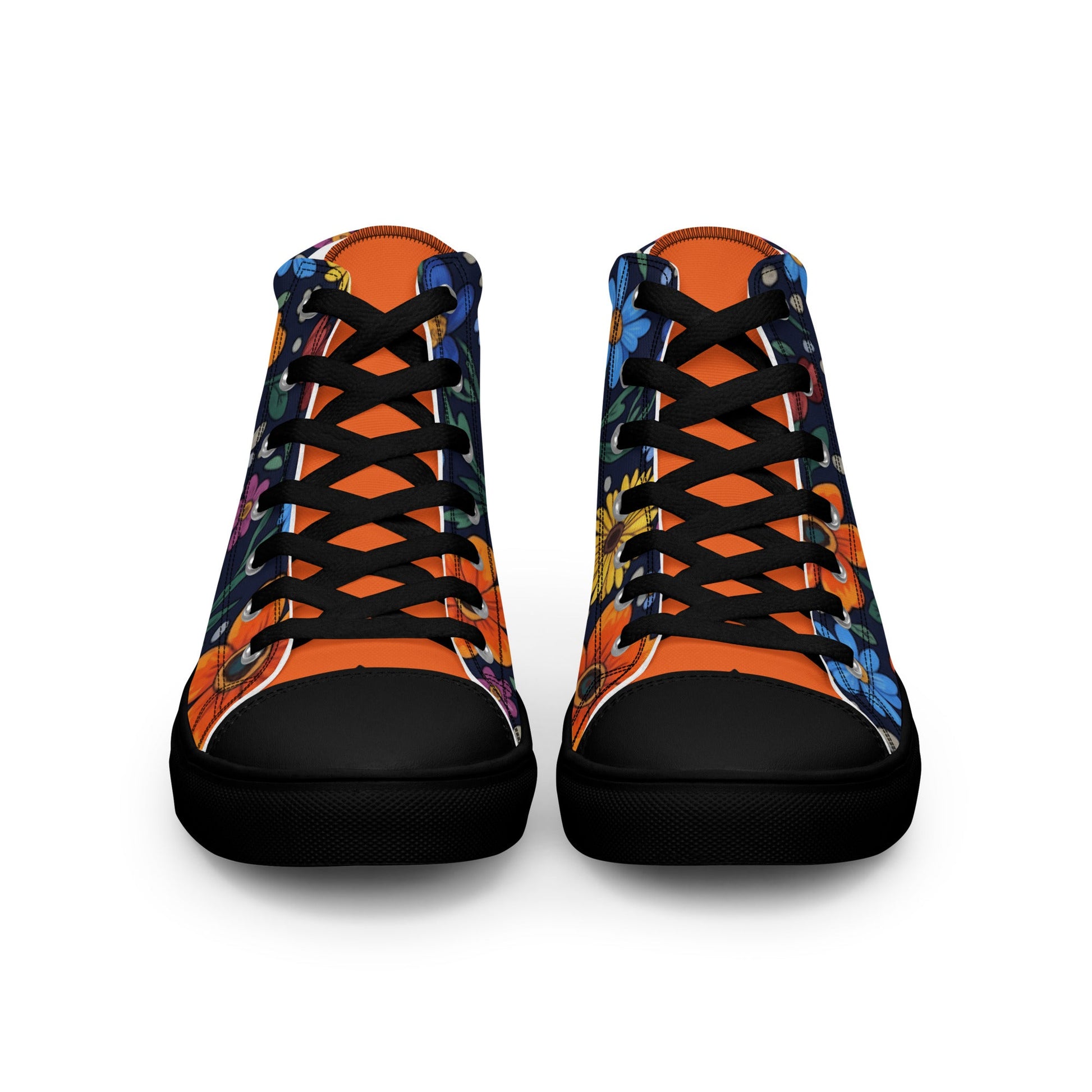 High top canvas shoes - T.Eddy’s Art Studio