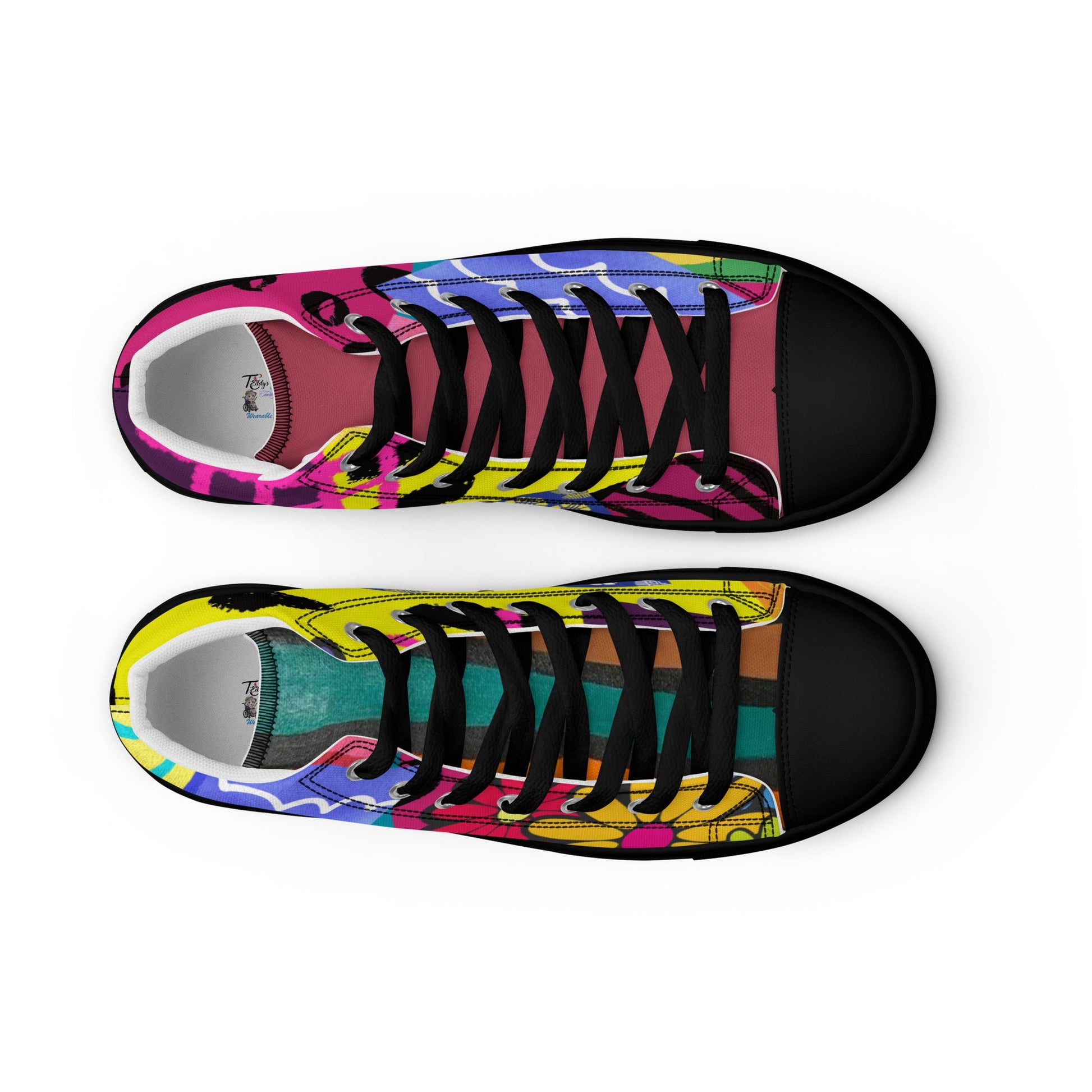 High Top Canvas Shoes: Wear the Journey, Step by Step - T.Eddy’s Art Studio