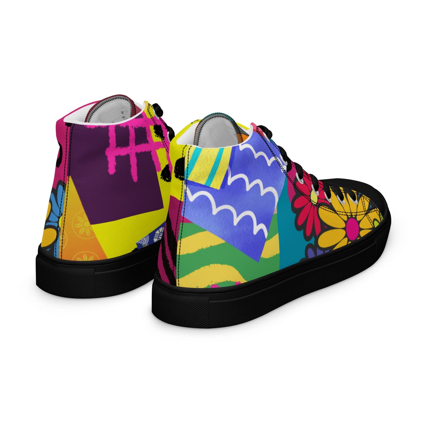 High Top Canvas Shoes: Wear the Journey, Step by Step - T.Eddy’s Art Studio