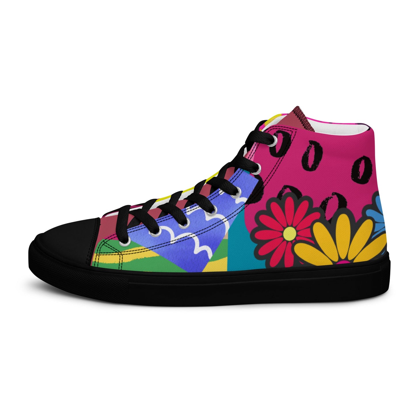 High Top Canvas Shoes: Wear the Journey, Step by Step - T.Eddy’s Art Studio
