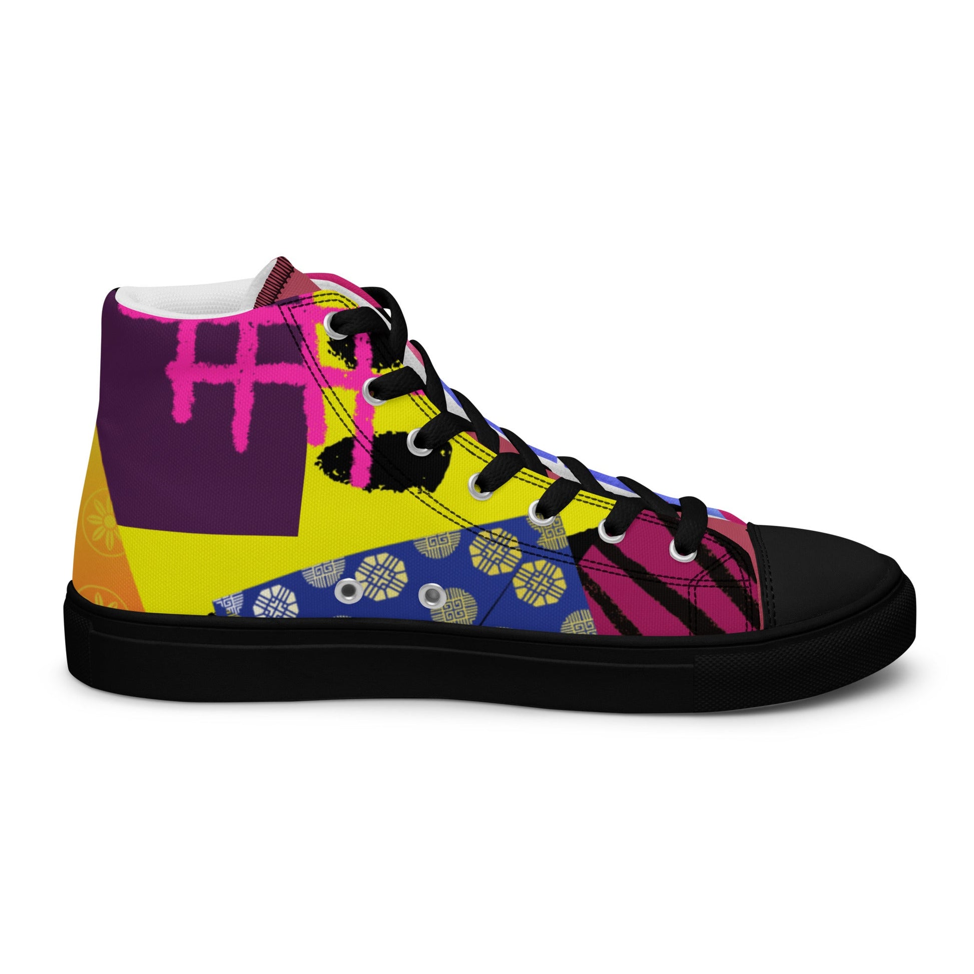 High Top Canvas Shoes: Wear the Journey, Step by Step - T.Eddy’s Art Studio