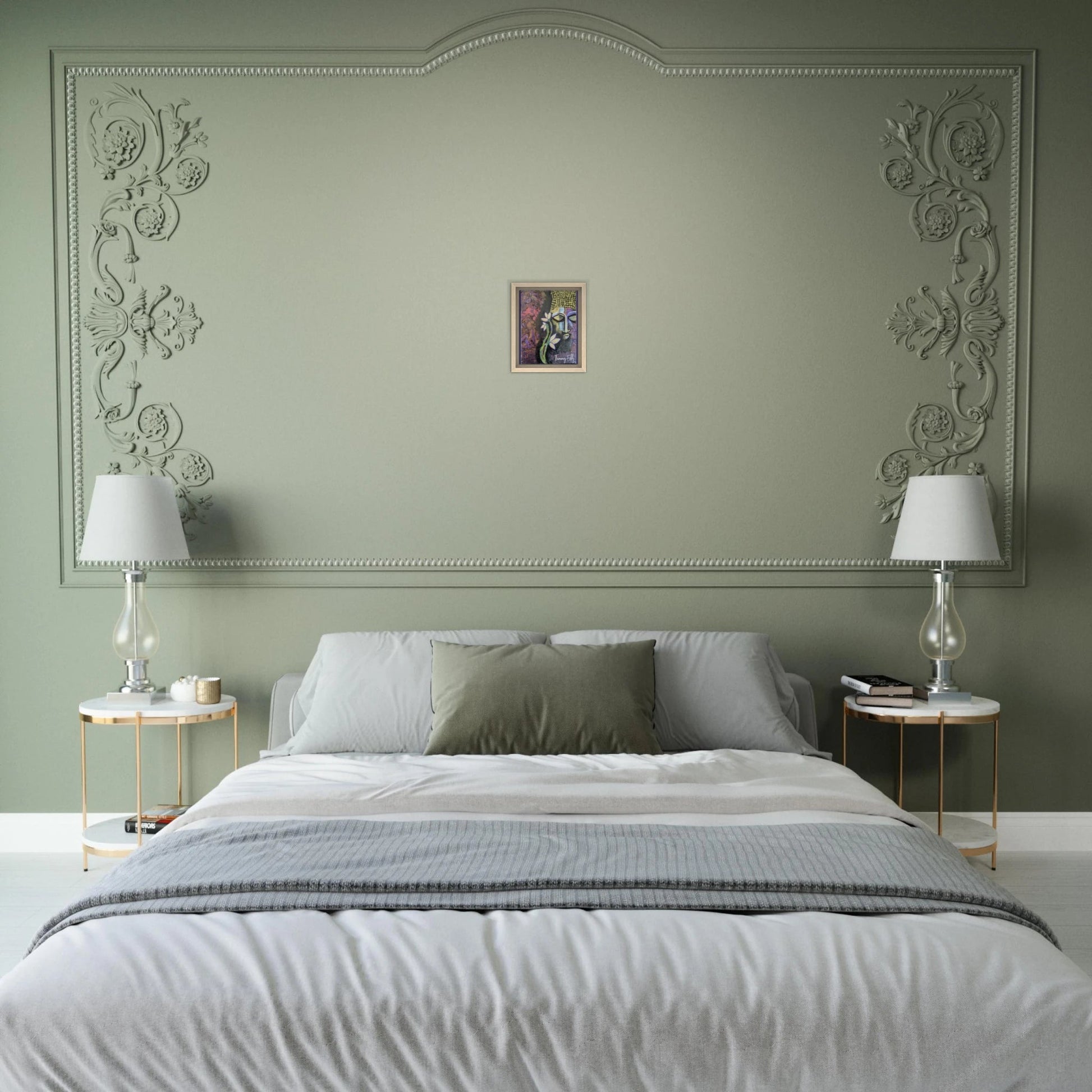 "Lotus of Enlightenment" Framed Canvas Print - T.Eddy’s Art Studio