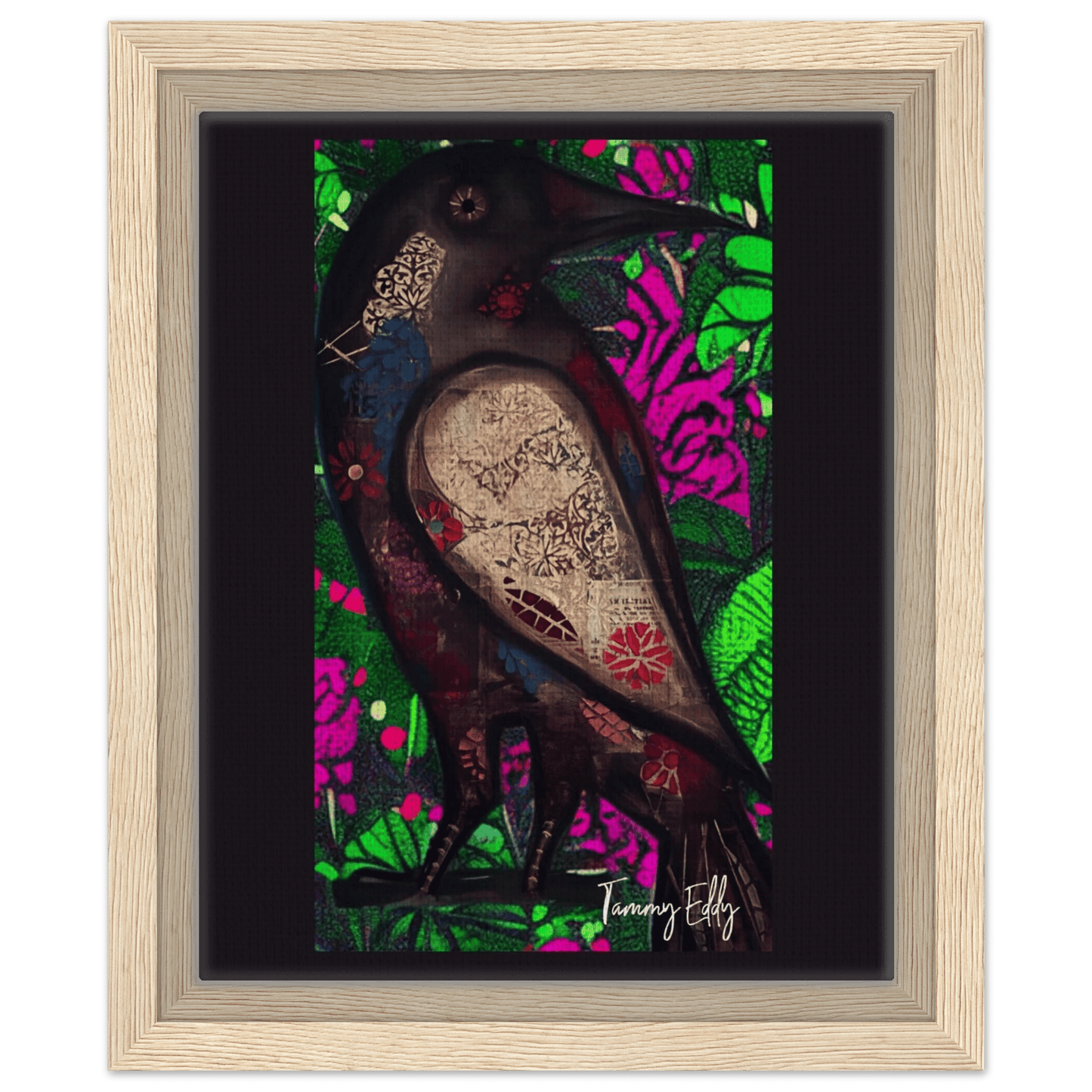 Personalized Framed Canvas 20x25 cm / 8x10″ - T.Eddy’s Art Studio