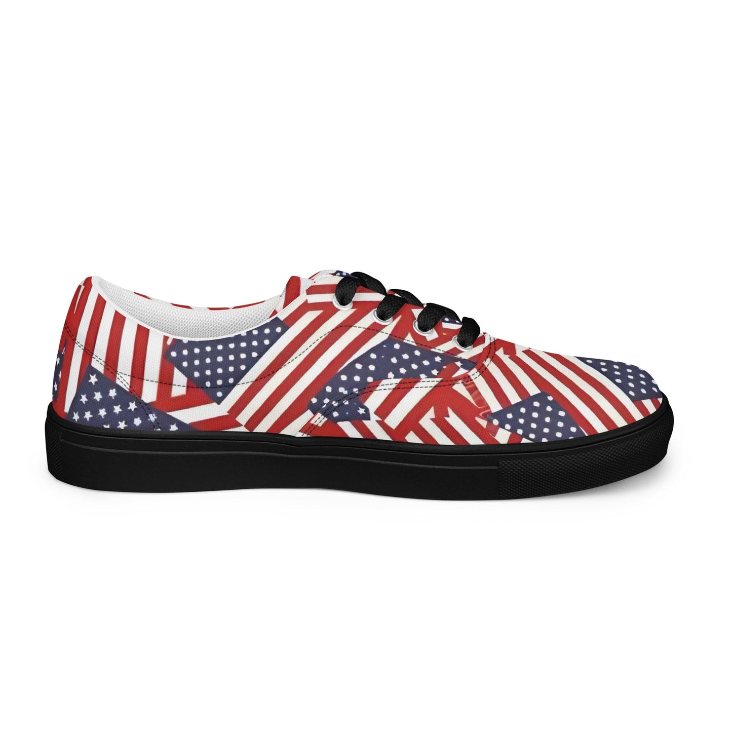 Red, White, and You: Patriotic Low - Tops - T.Eddy’s Art Studio