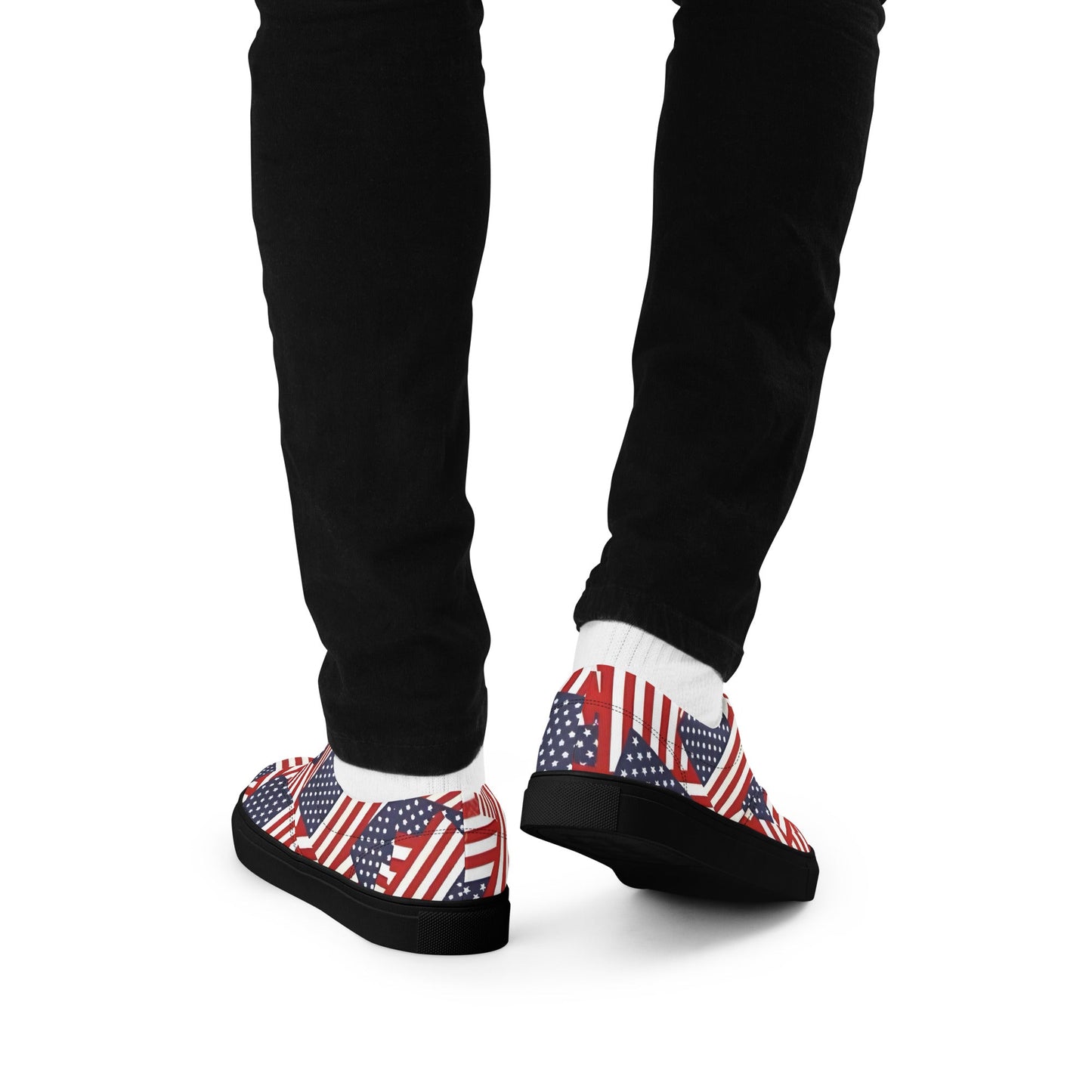 Red, White, and You: Patriotic Low - Tops - T.Eddy’s Art Studio