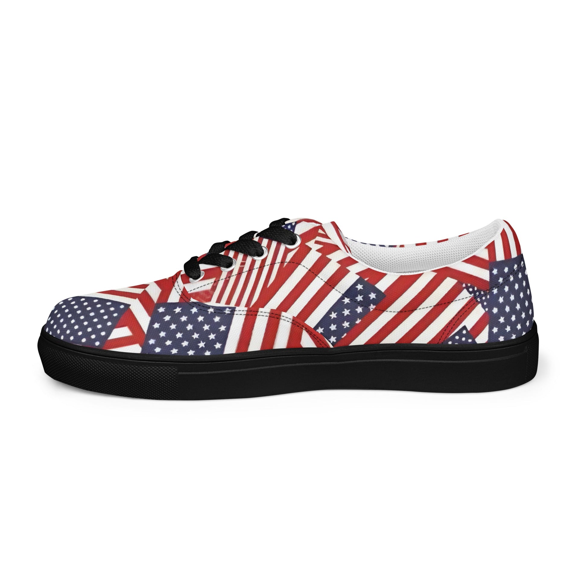 Red, White, and You: Patriotic Low - Tops - T.Eddy’s Art Studio