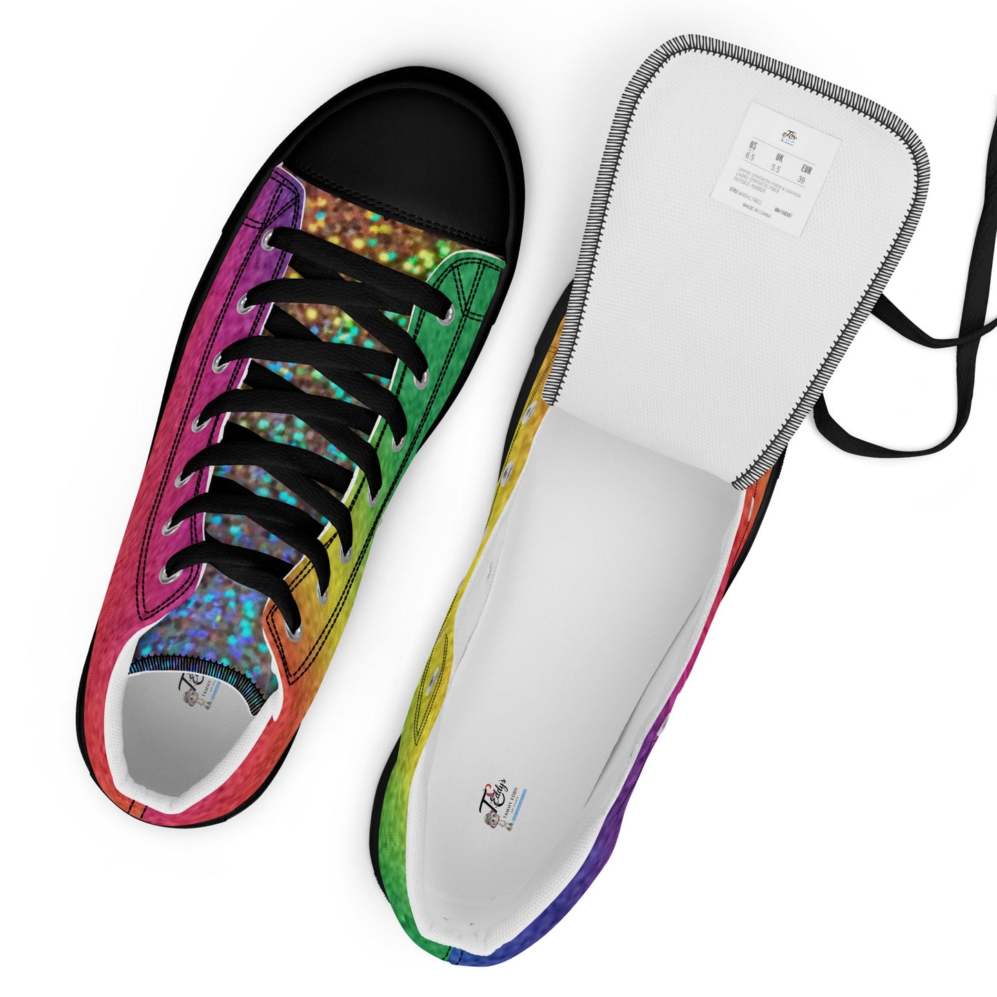 Shine Bright with Tammy's Glitter Rainbow High - Tops! - T.Eddy’s Art Studio