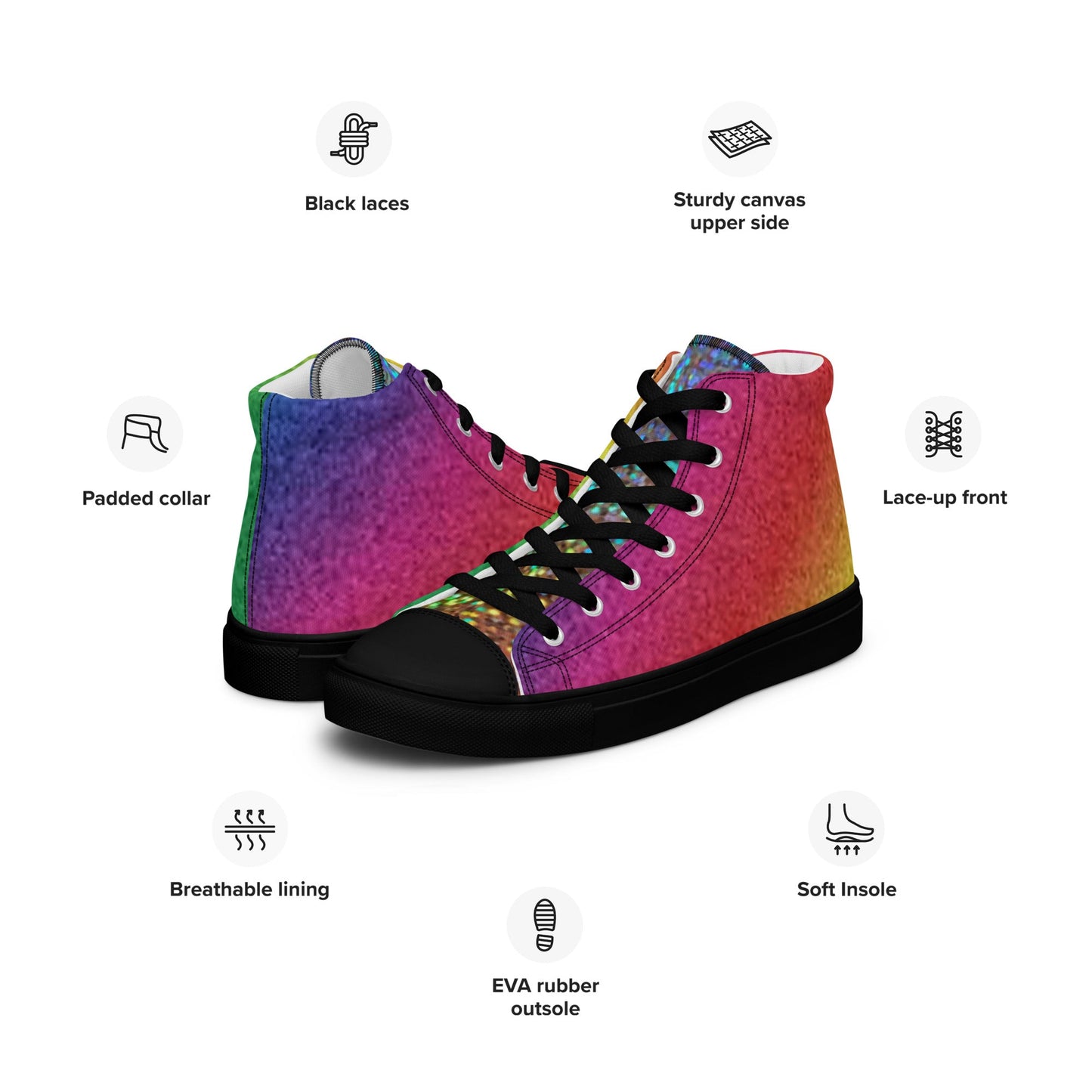Shine Bright with Tammy's Glitter Rainbow High - Tops! - T.Eddy’s Art Studio