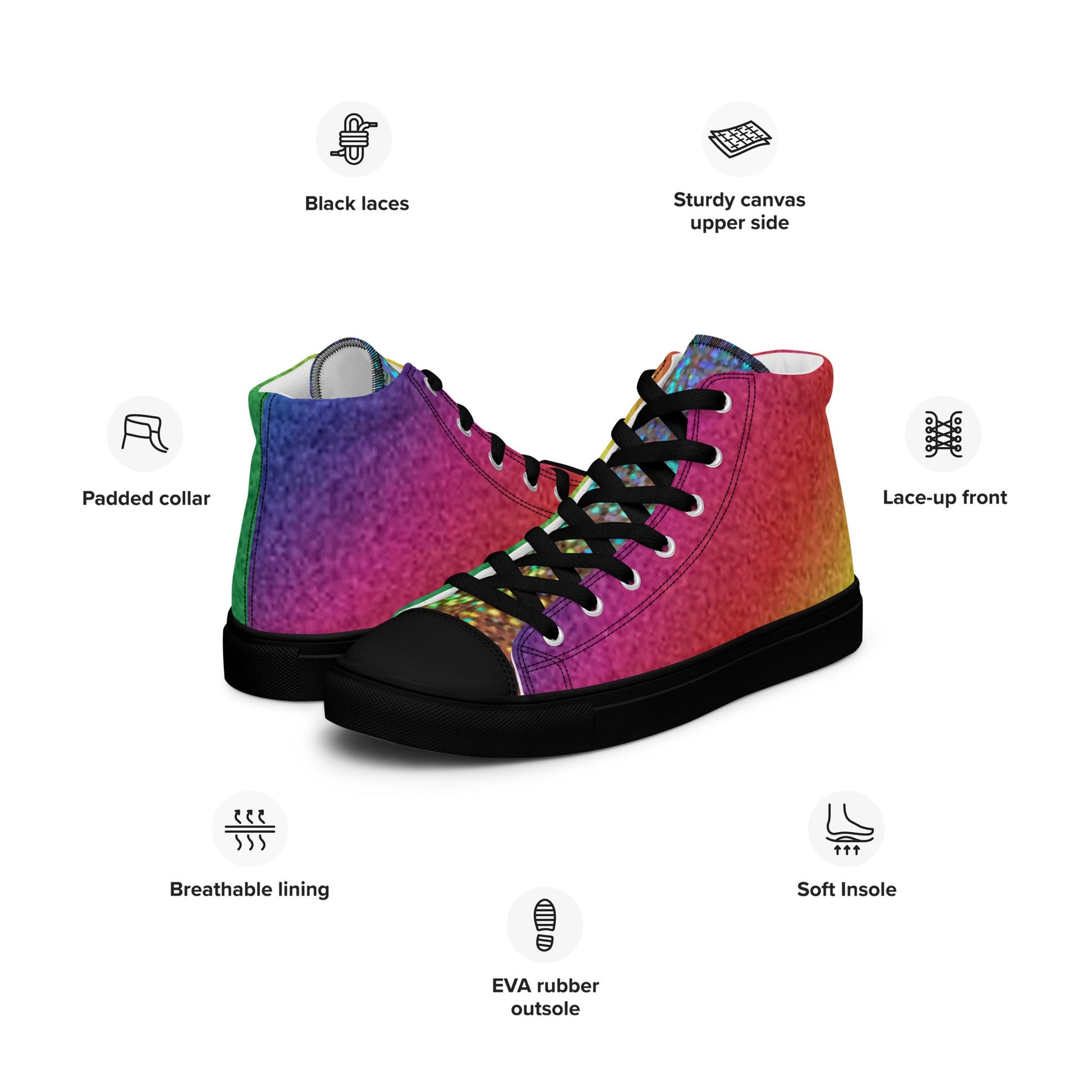 Shine Bright with Tammy's Glitter Rainbow High - Tops! - T.Eddy’s Art Studio