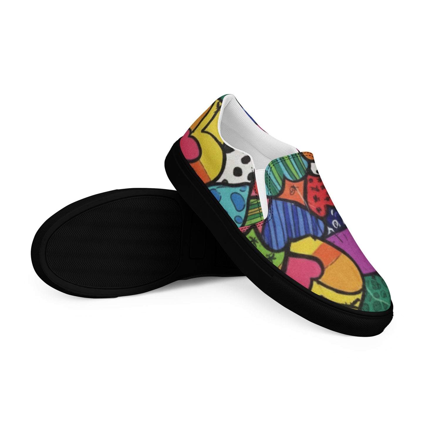 Slip - on canvas shoes - T.Eddy’s Art Studio