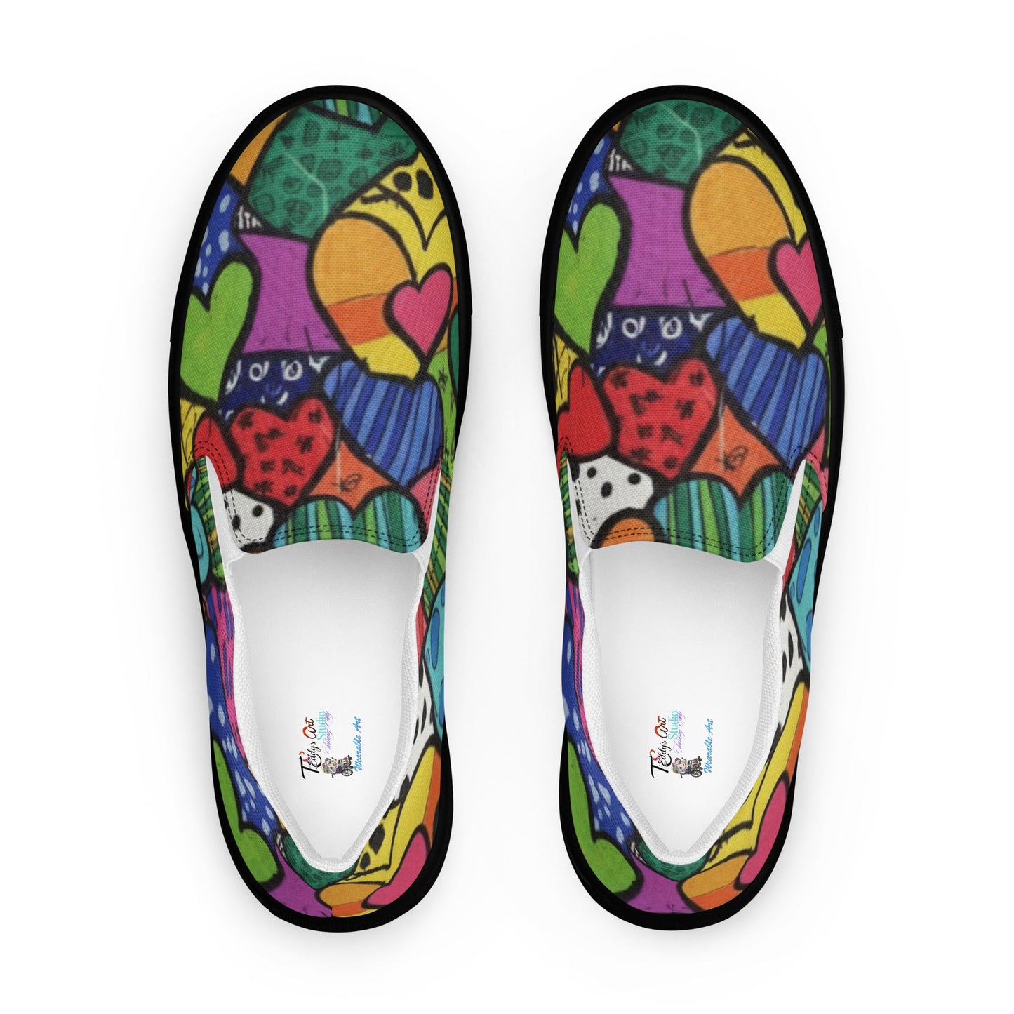 Slip - on canvas shoes - T.Eddy’s Art Studio