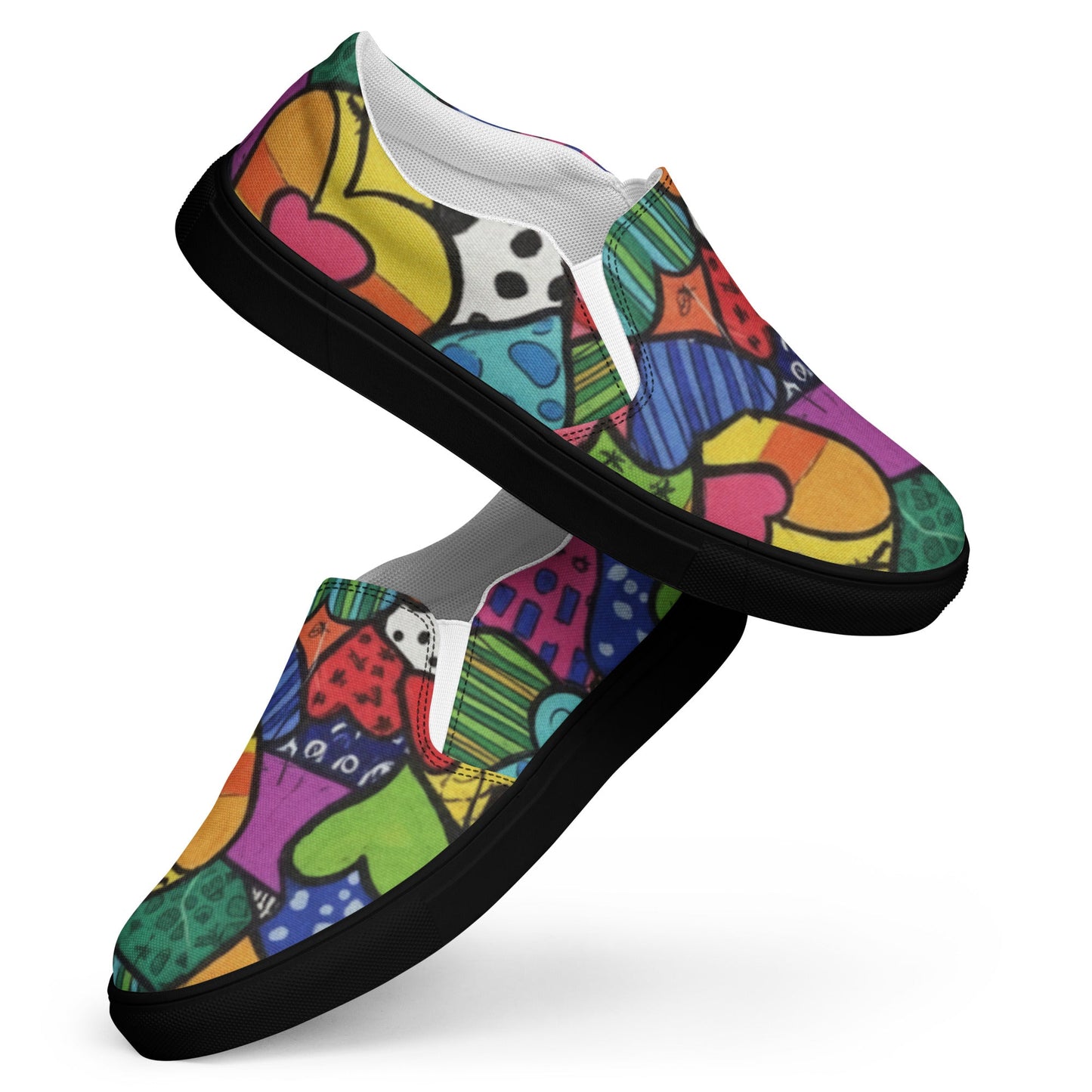 Slip - on canvas shoes - T.Eddy’s Art Studio