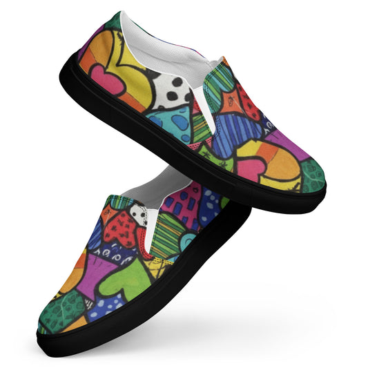Slip - on canvas shoes - T.Eddy’s Art Studio