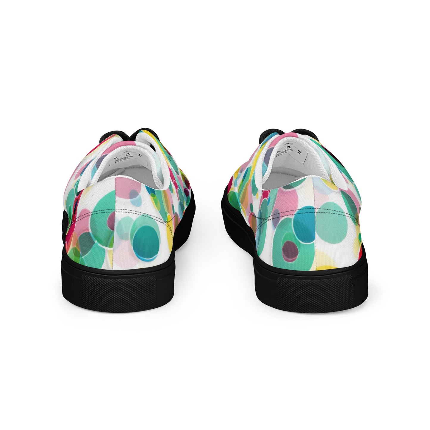 Step Into a world of Bubbles lace - up canvas shoes - T.Eddy’s Art Studio