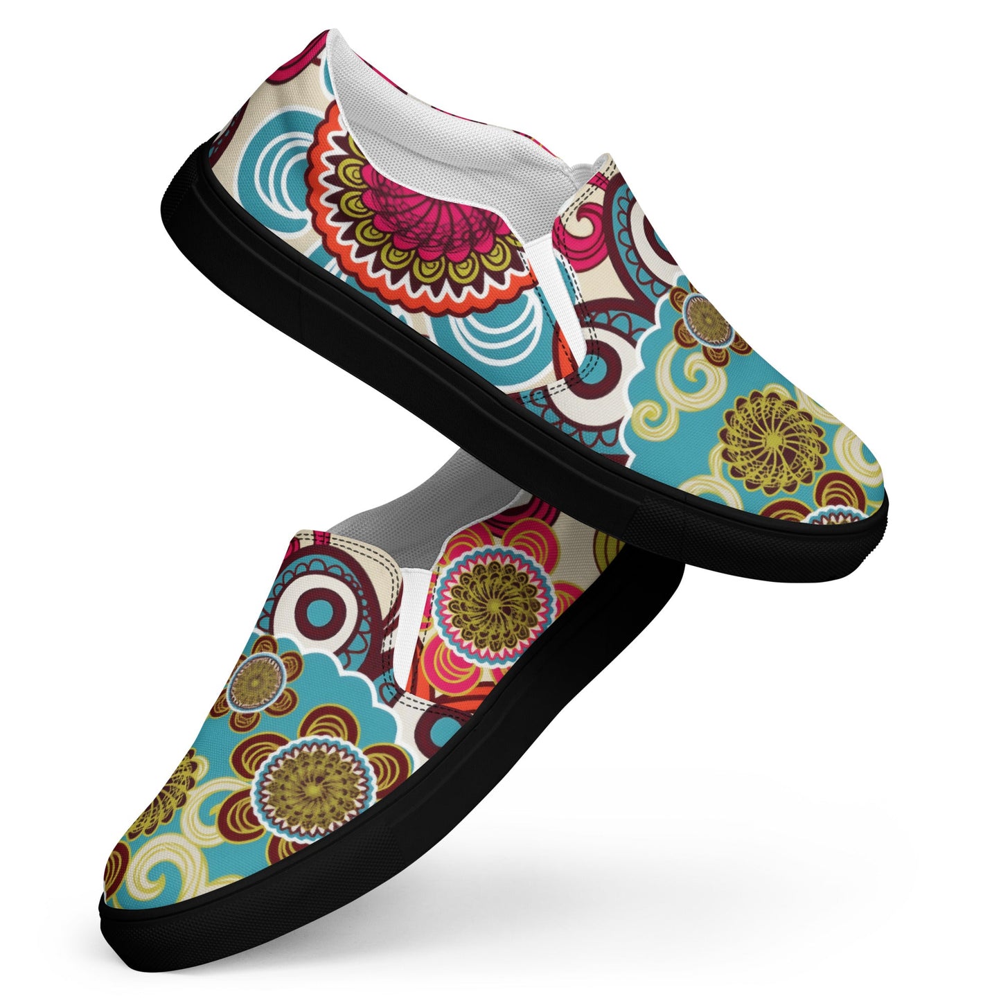 Step into Style with Bohemian Slip - Ons - T.Eddy’s Art Studio