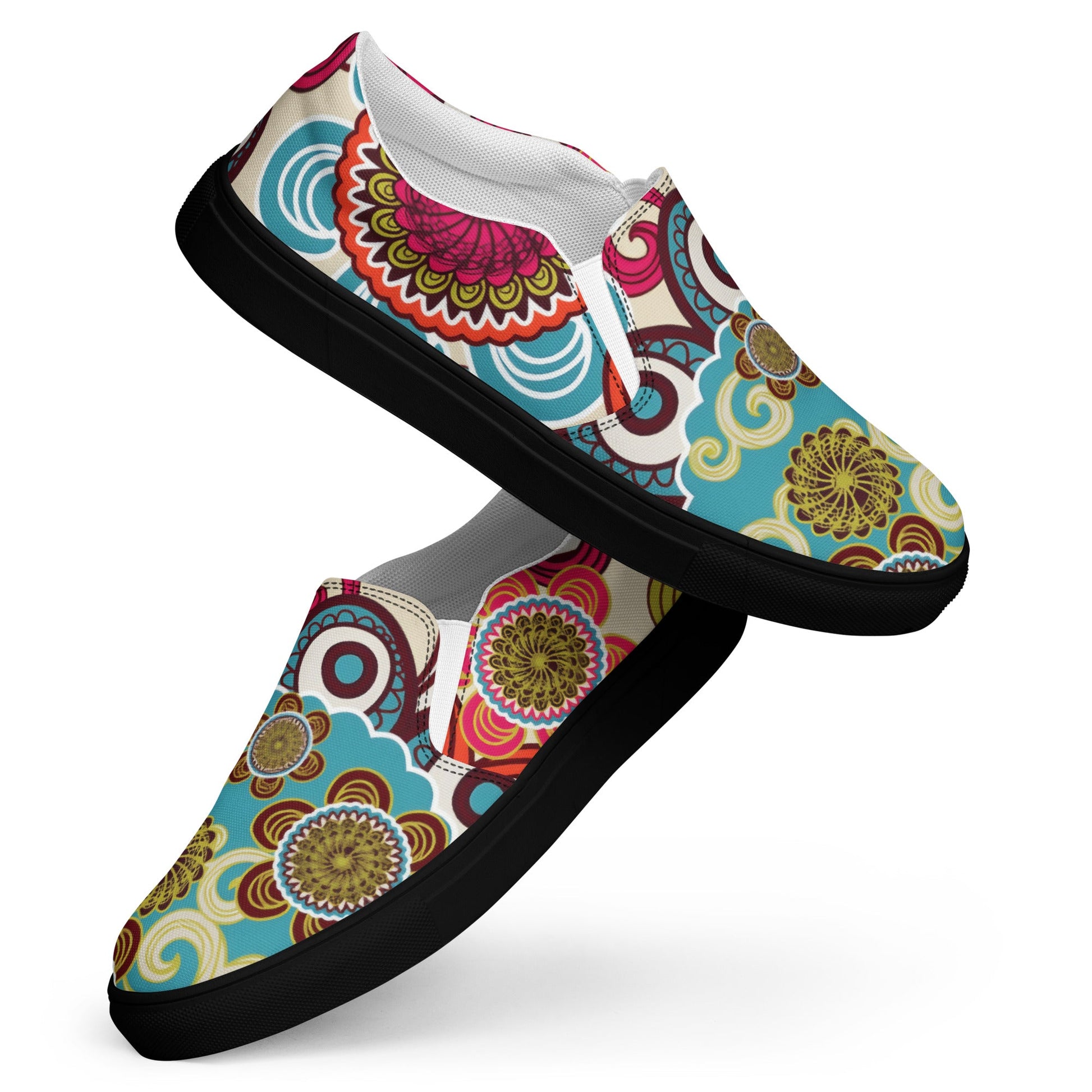 Step into Style with Bohemian Slip - Ons - T.Eddy’s Art Studio