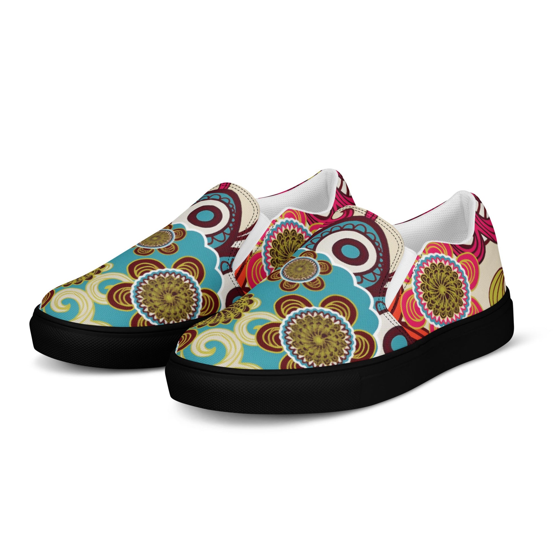 Step into Style with Bohemian Slip - Ons - T.Eddy’s Art Studio