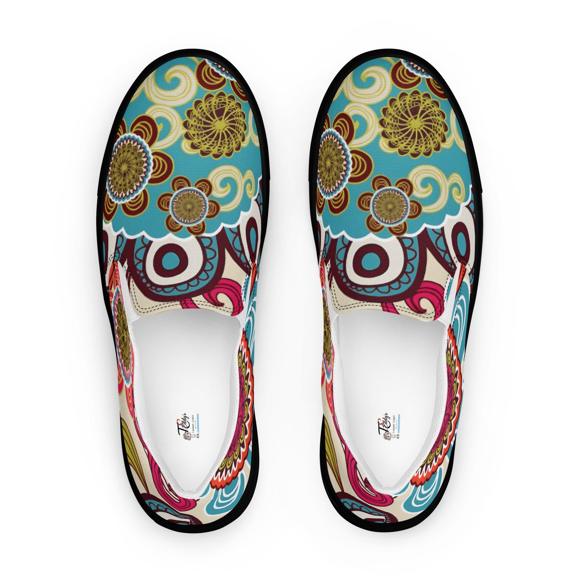 Step into Style with Bohemian Slip - Ons - T.Eddy’s Art Studio