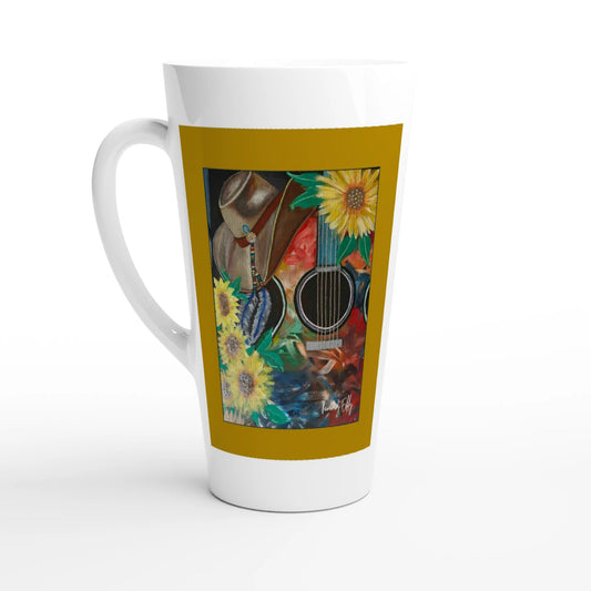 "Sunflower Serenade" 17oz Ceramic Mug - T.Eddy’s Art Studio