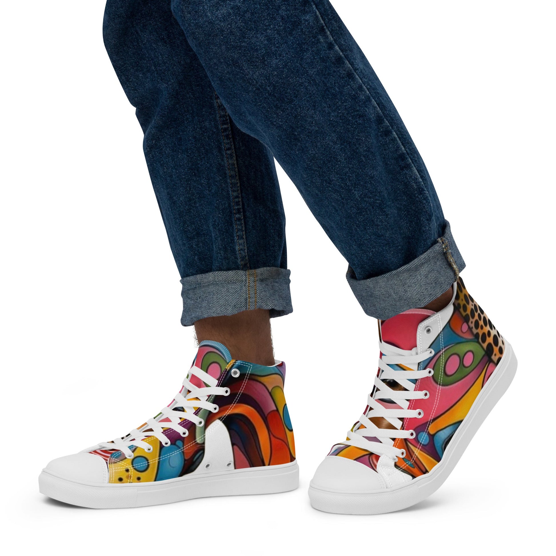 T.Eddy'sArt Studio High - Top Canvas Shoes: Make a Statement - T.Eddy’s Art Studio