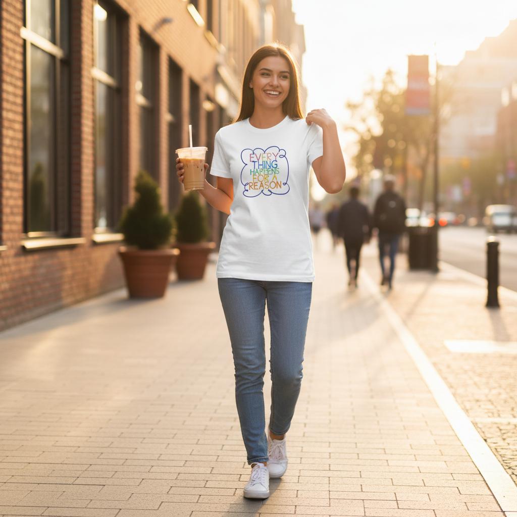 The "Everything Happens for a Reason" Tee - T.Eddy’s Art Studio